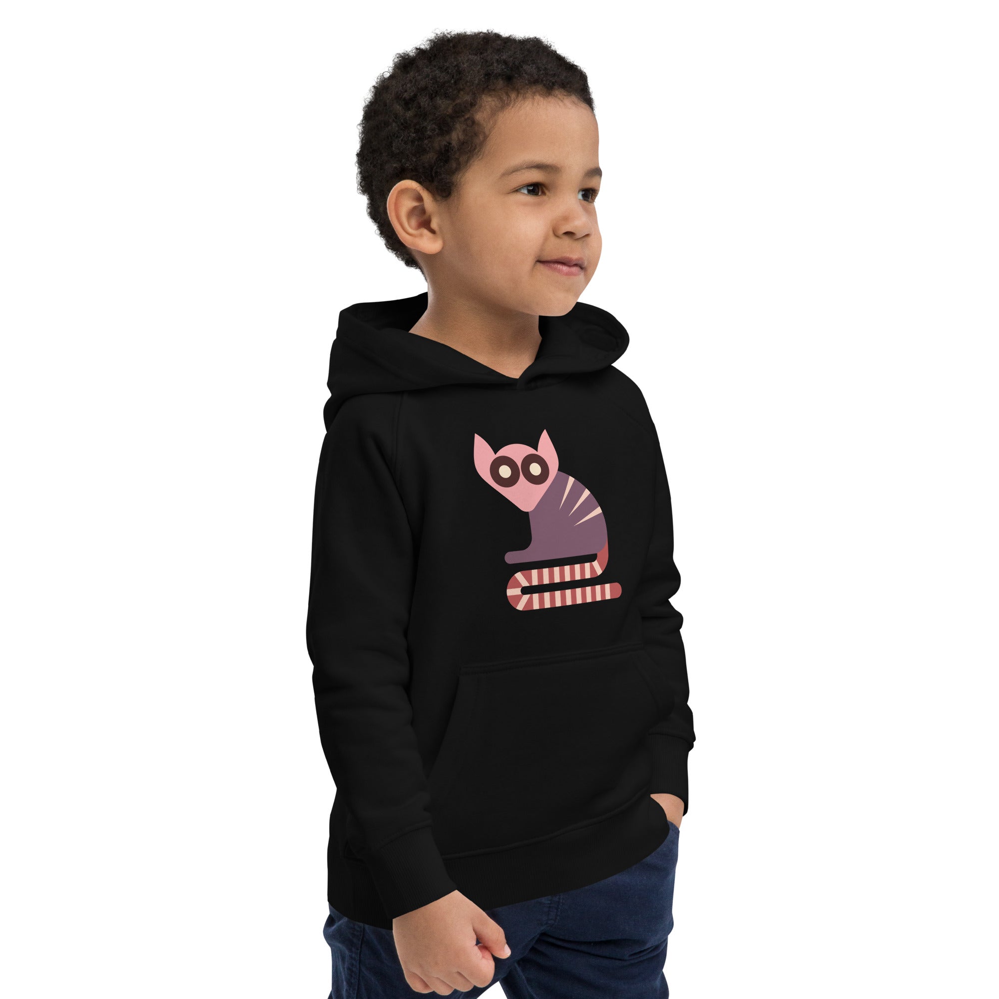 Kids eco hoodie Lemurs