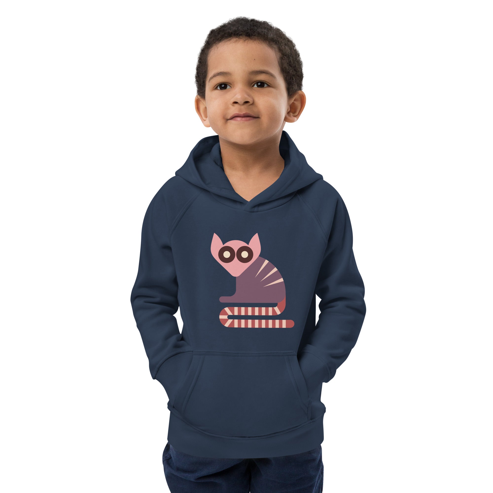 Kids eco hoodie Lemurs