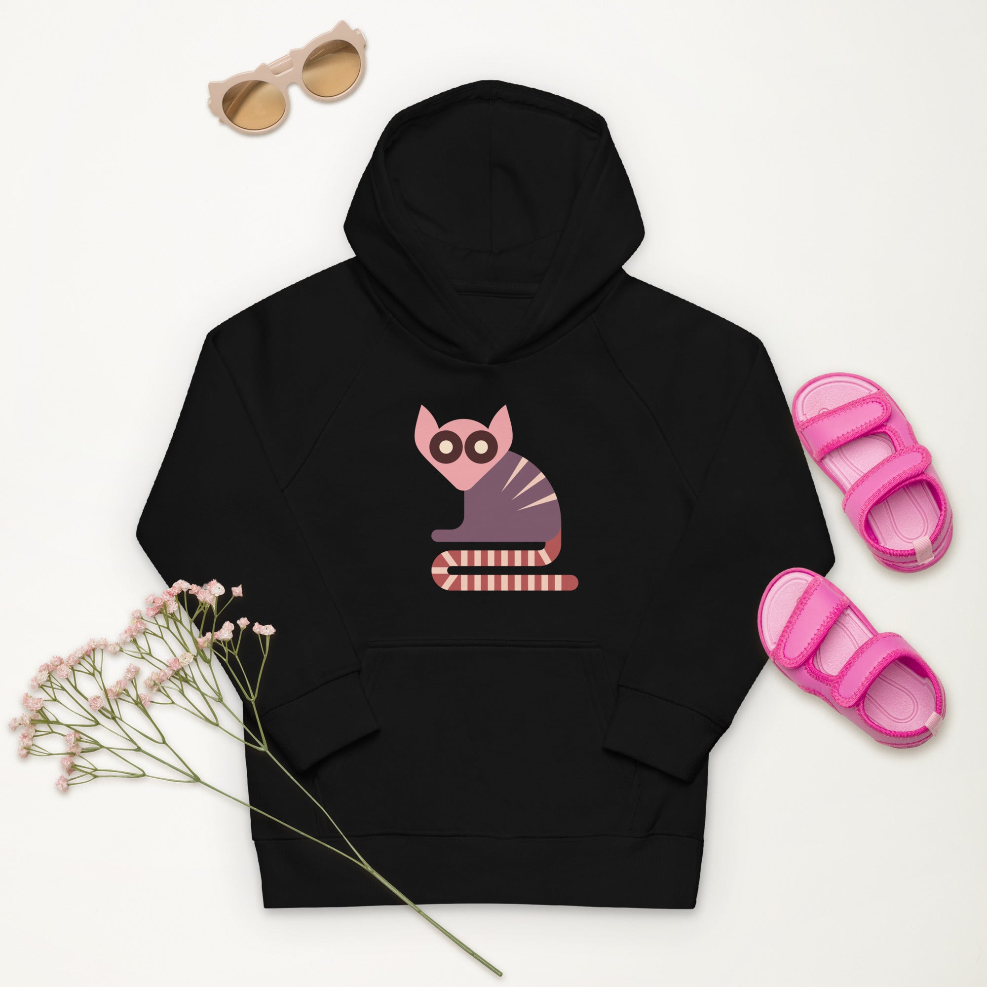 Kids eco hoodie Lemurs