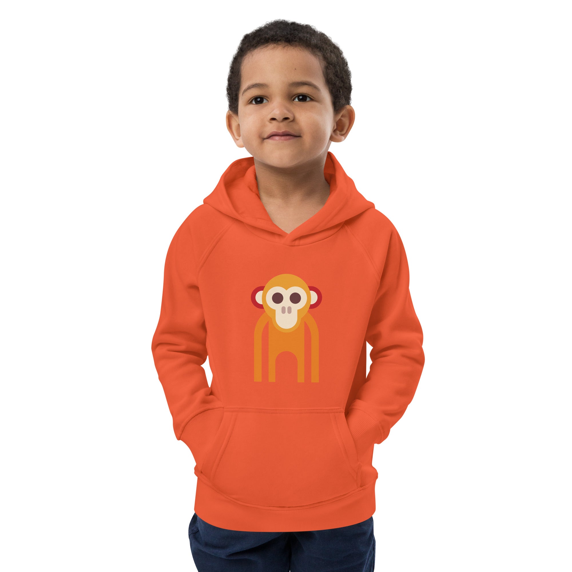Kids eco hoodie Monkey I