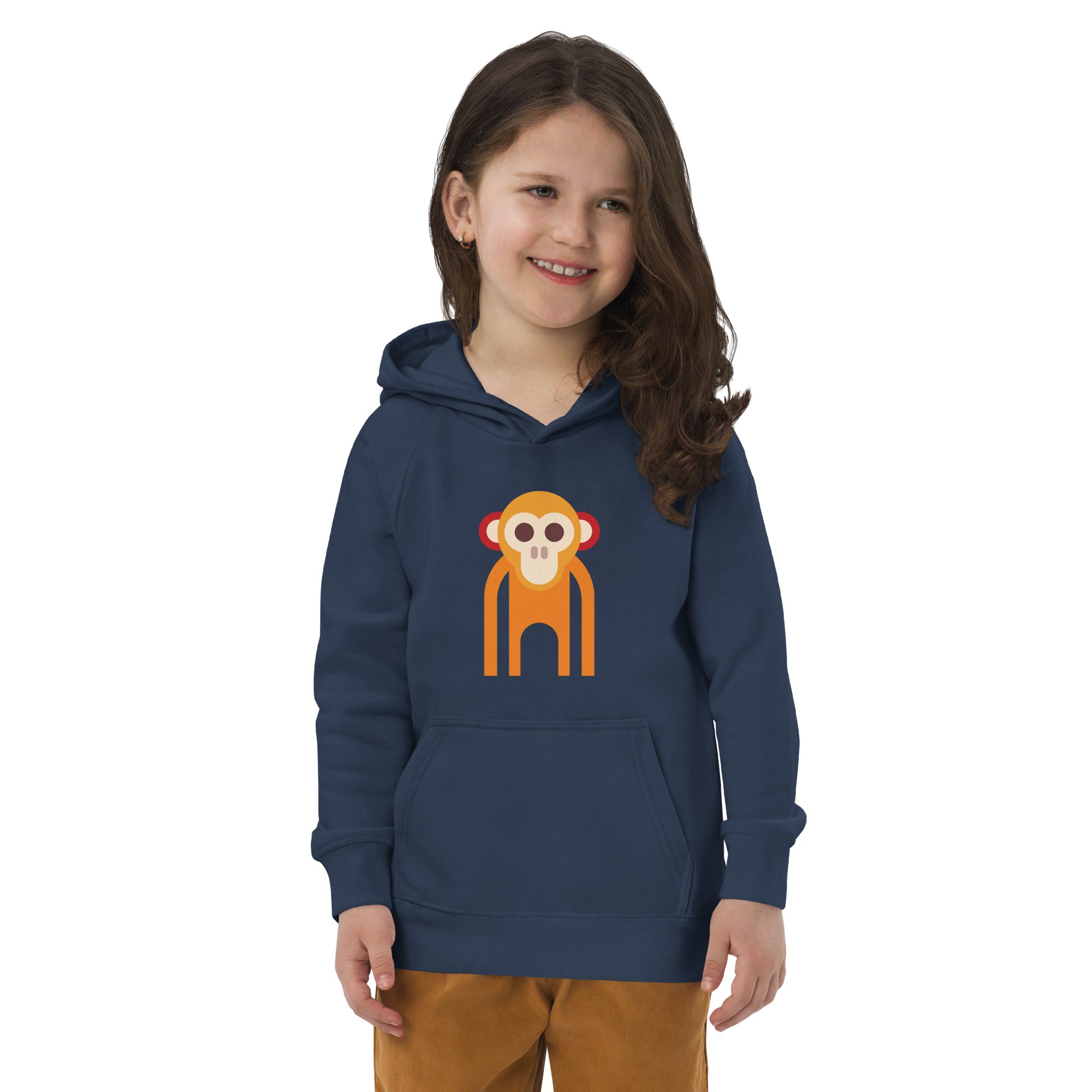 Kids eco hoodie Monkey I