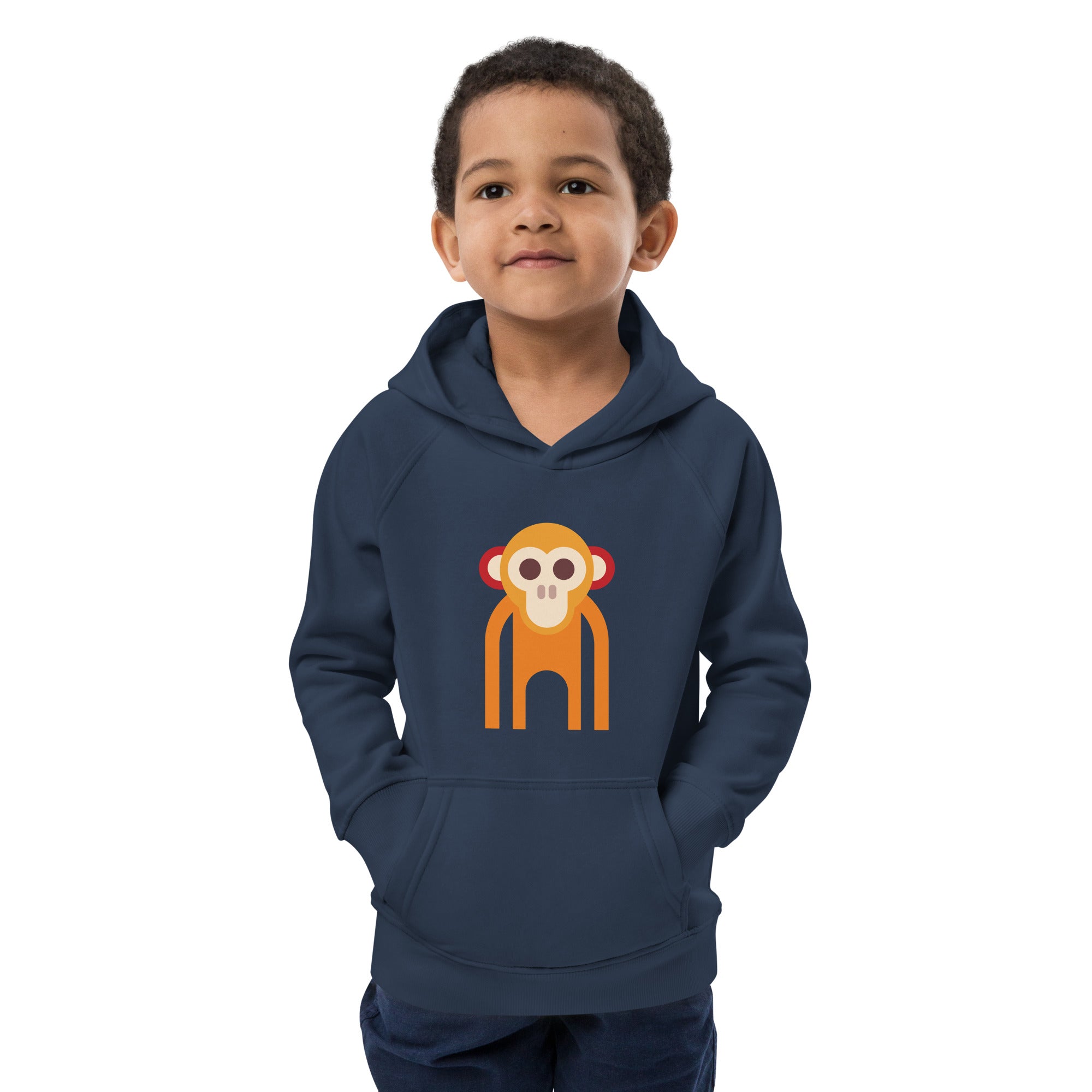 Kids eco hoodie Monkey I