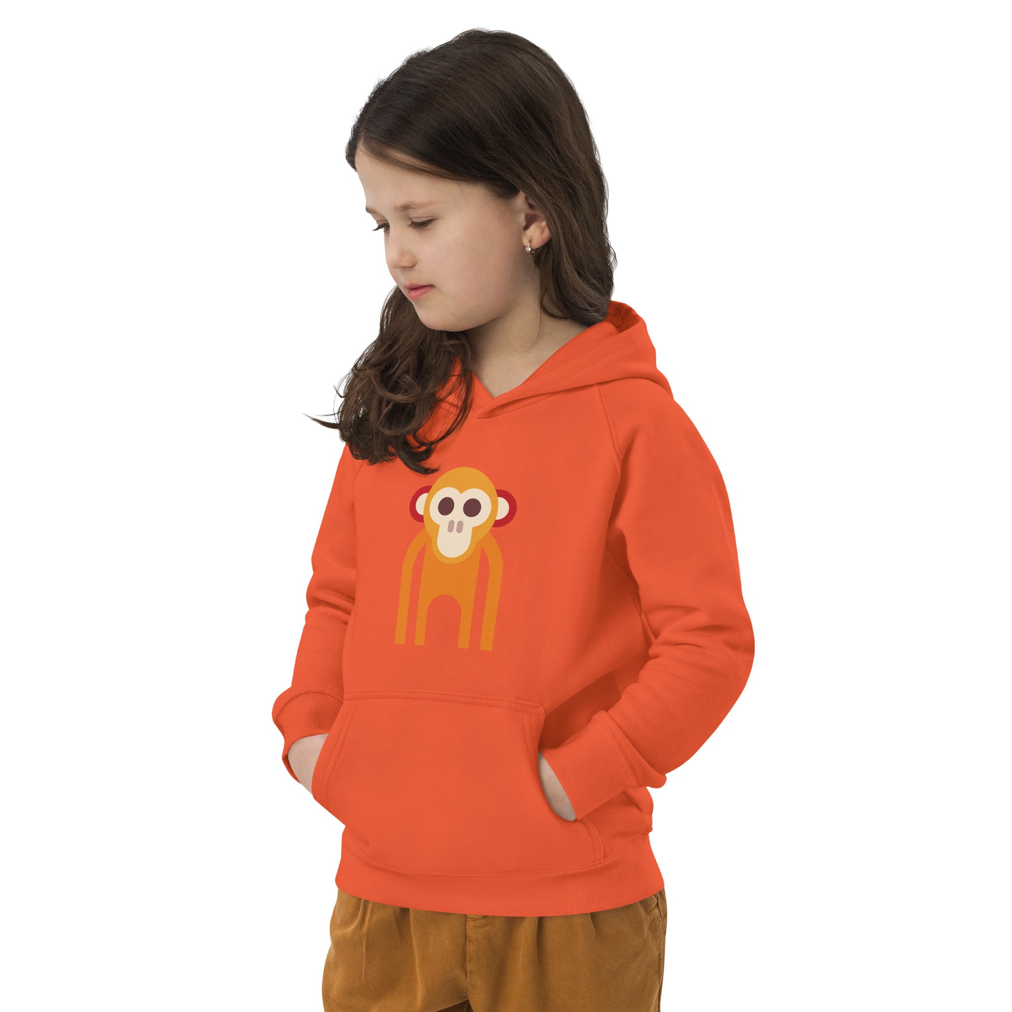 Kids eco hoodie Monkey I