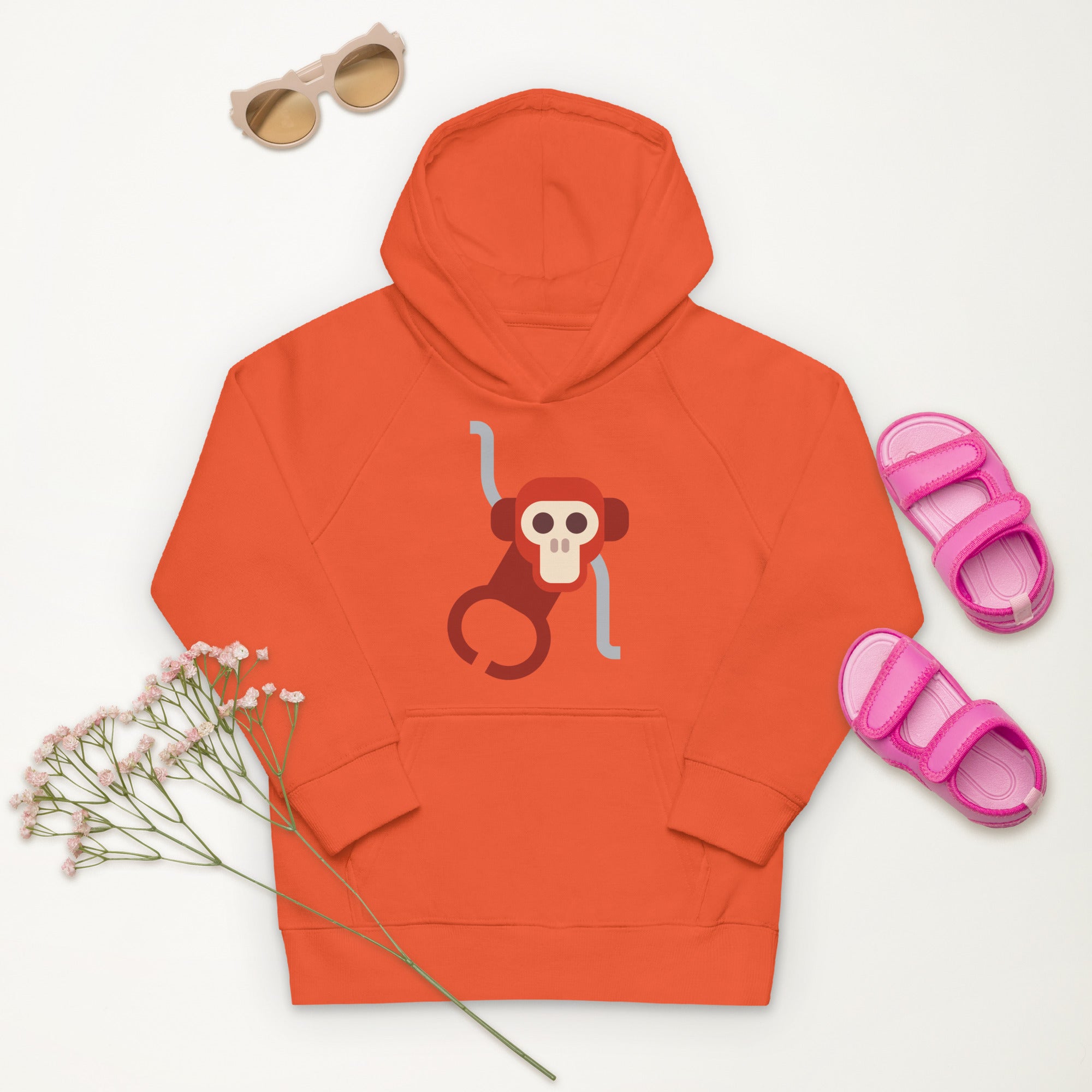 Kids eco hoodie Monkey II