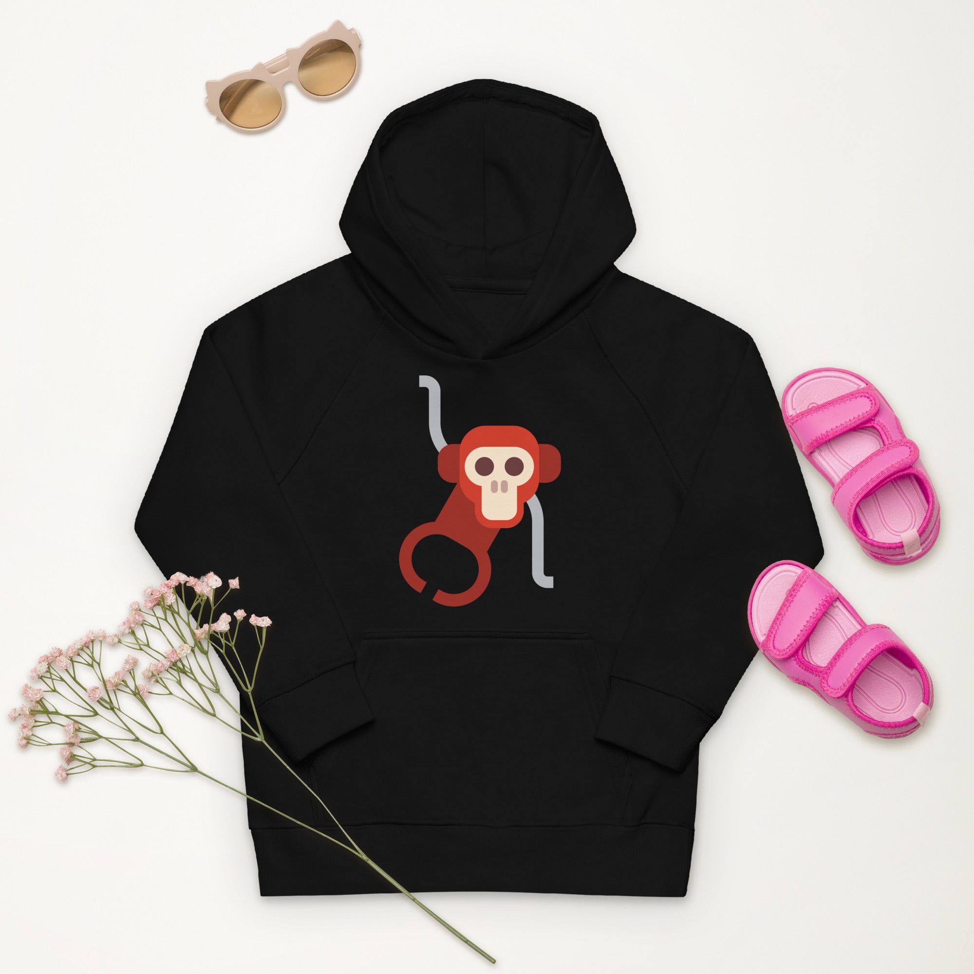 Kids eco hoodie Monkey II