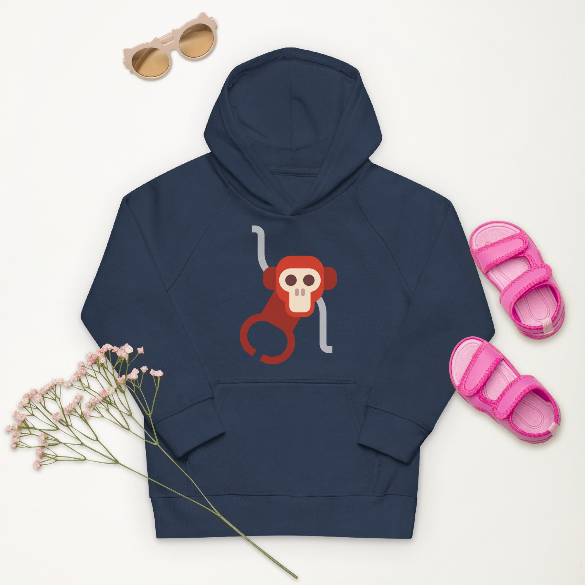 Kids eco hoodie Monkey II