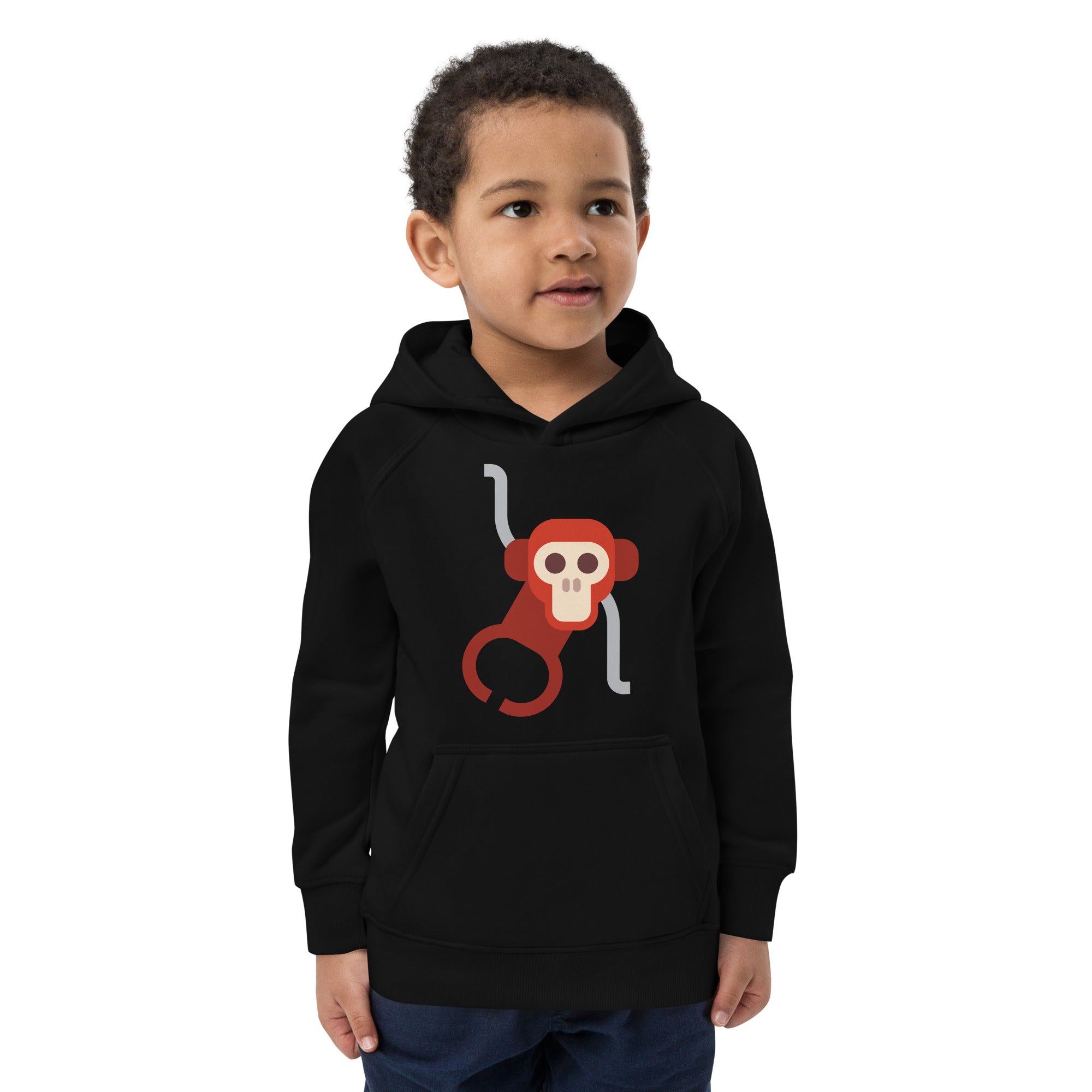 Kids eco hoodie Monkey II
