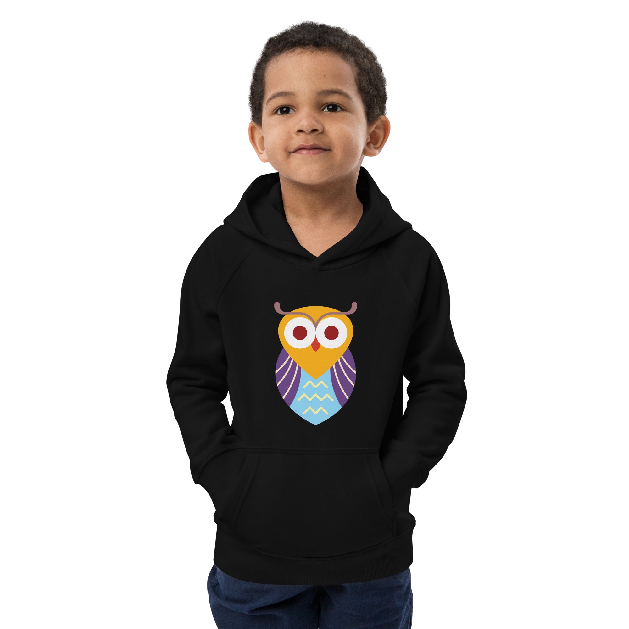 Kids eco hoodie Owl I