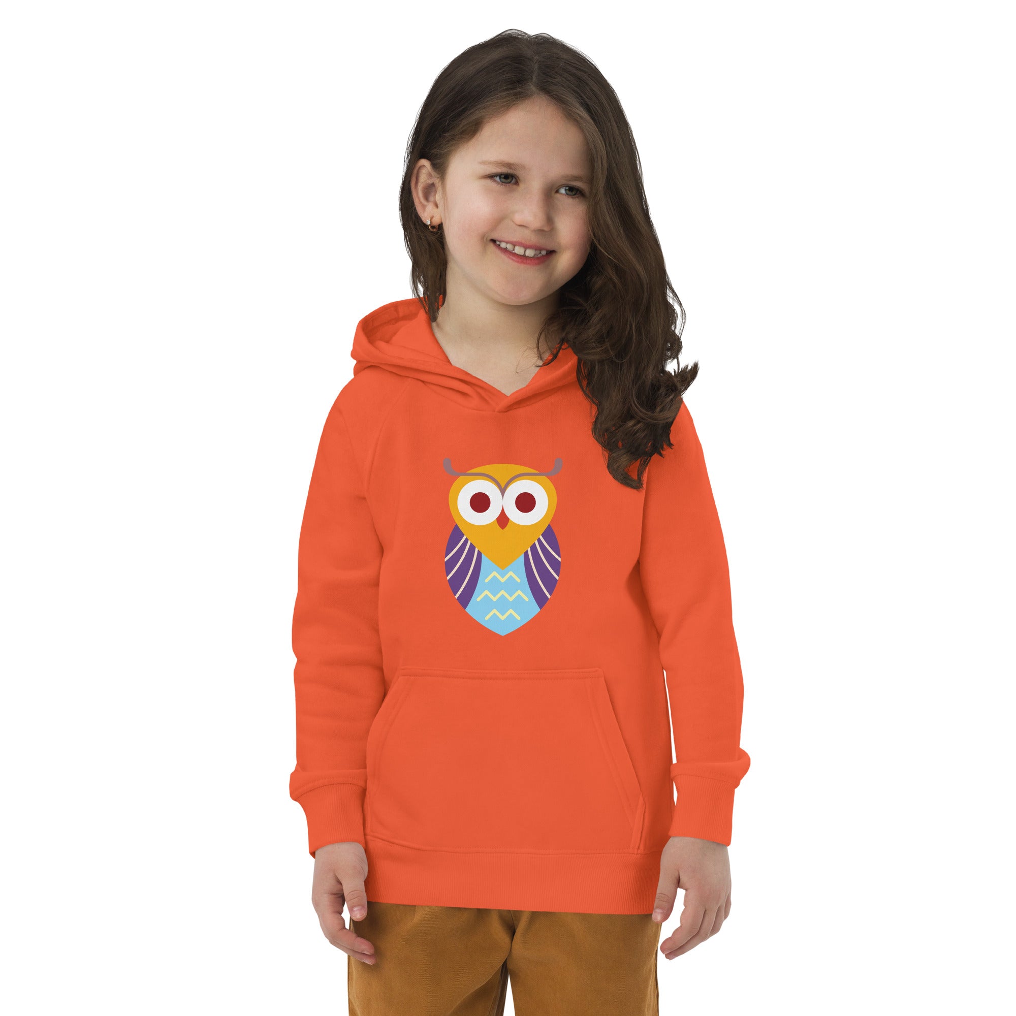 Kids eco hoodie Owl I