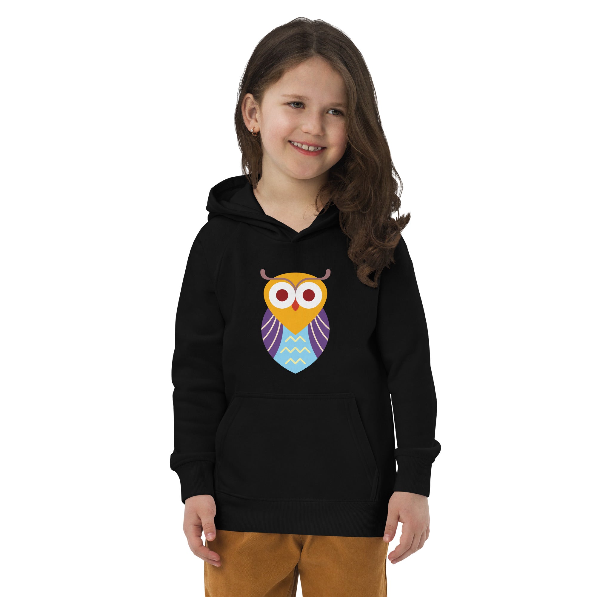 Kids eco hoodie Owl I