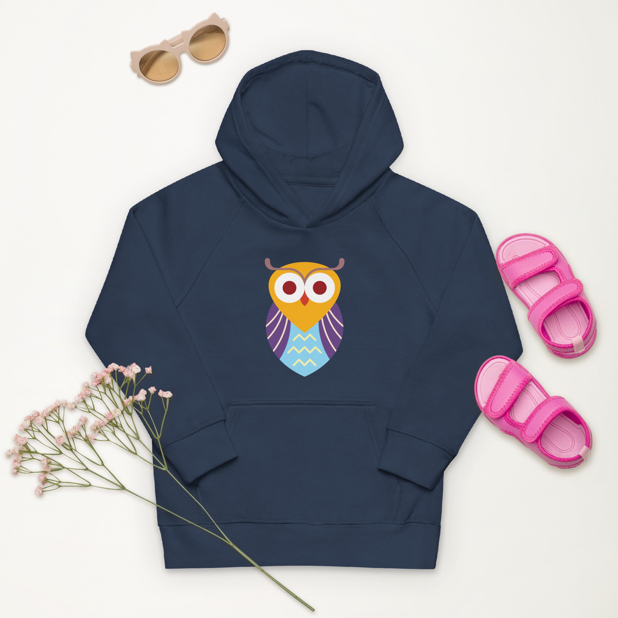 Kids eco hoodie Owl I