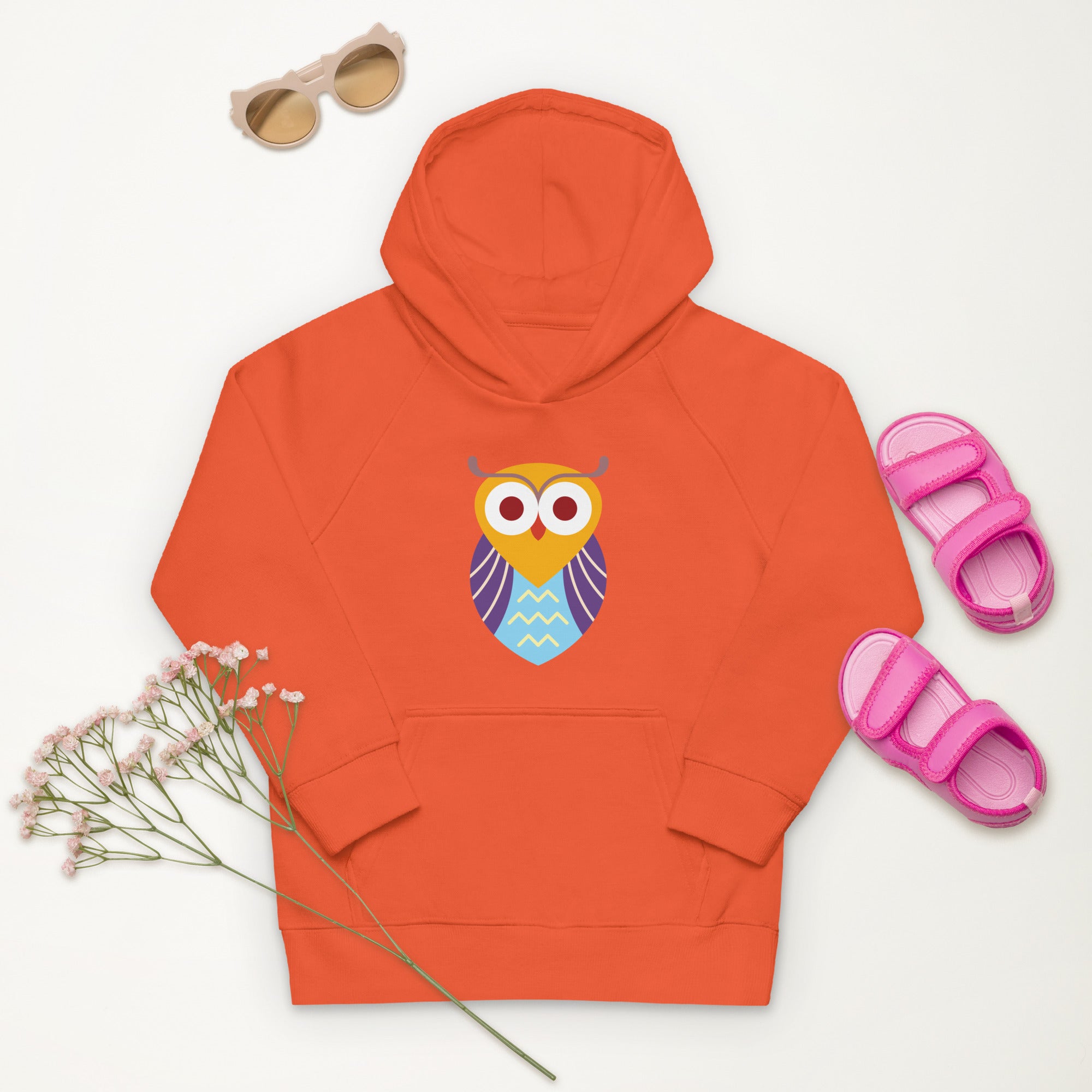 Kids eco hoodie Owl I