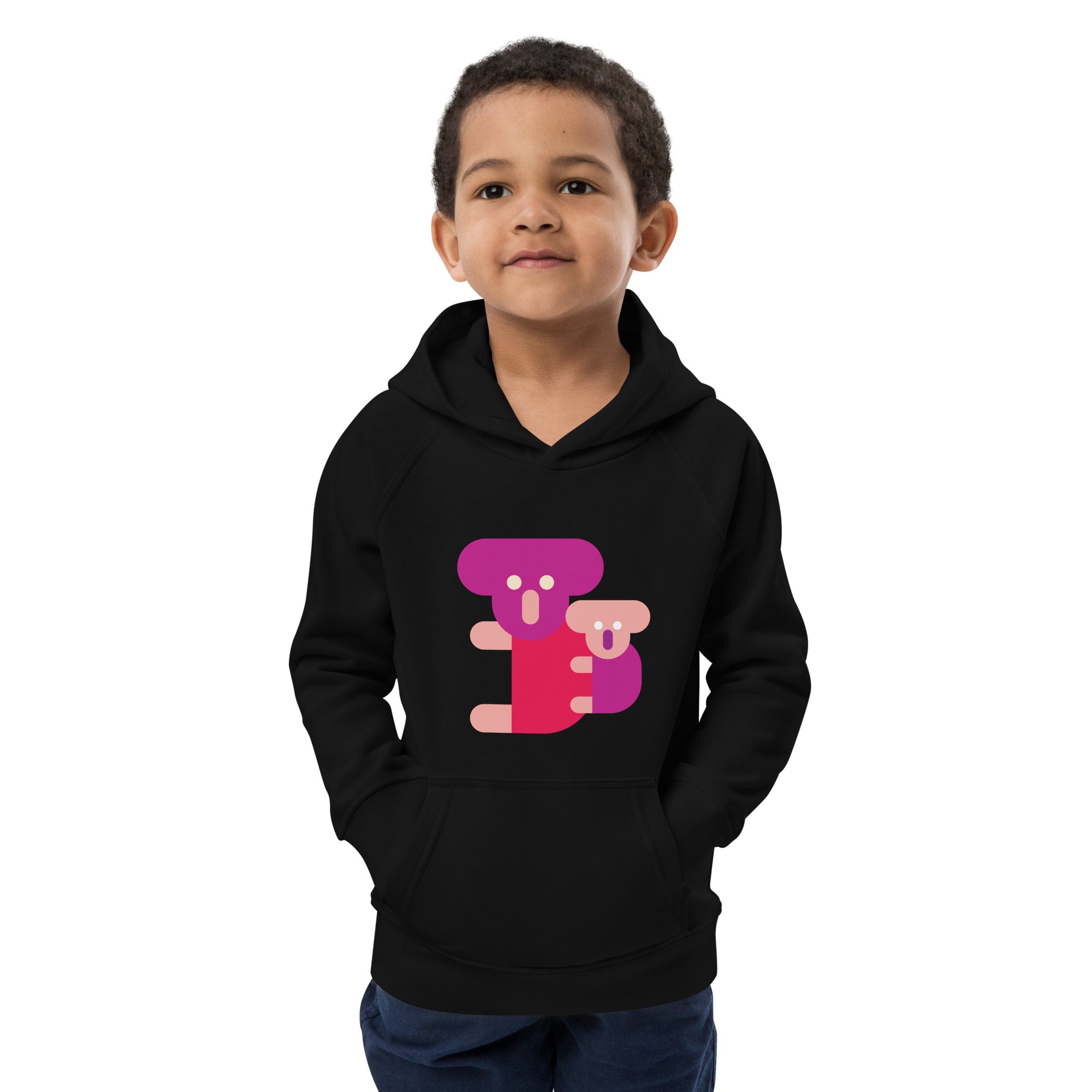 Kids eco hoodie Panda