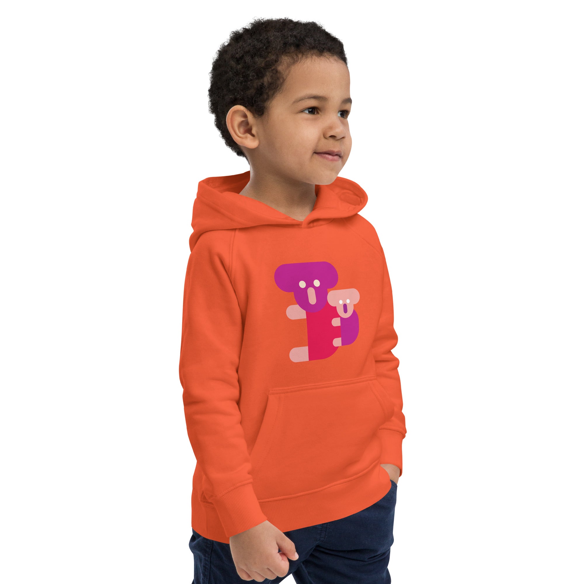 Kids eco hoodie Panda