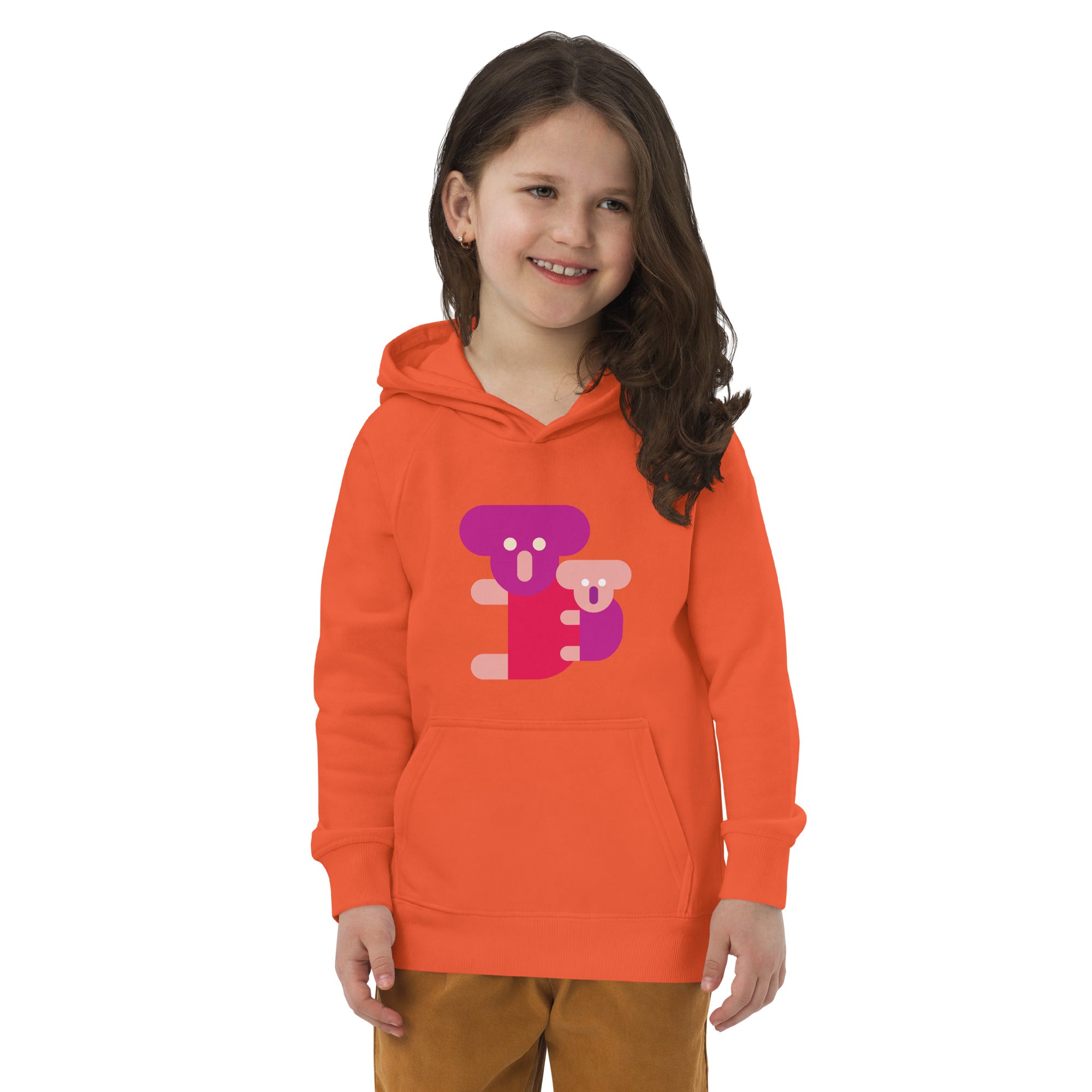 Kids eco hoodie Panda
