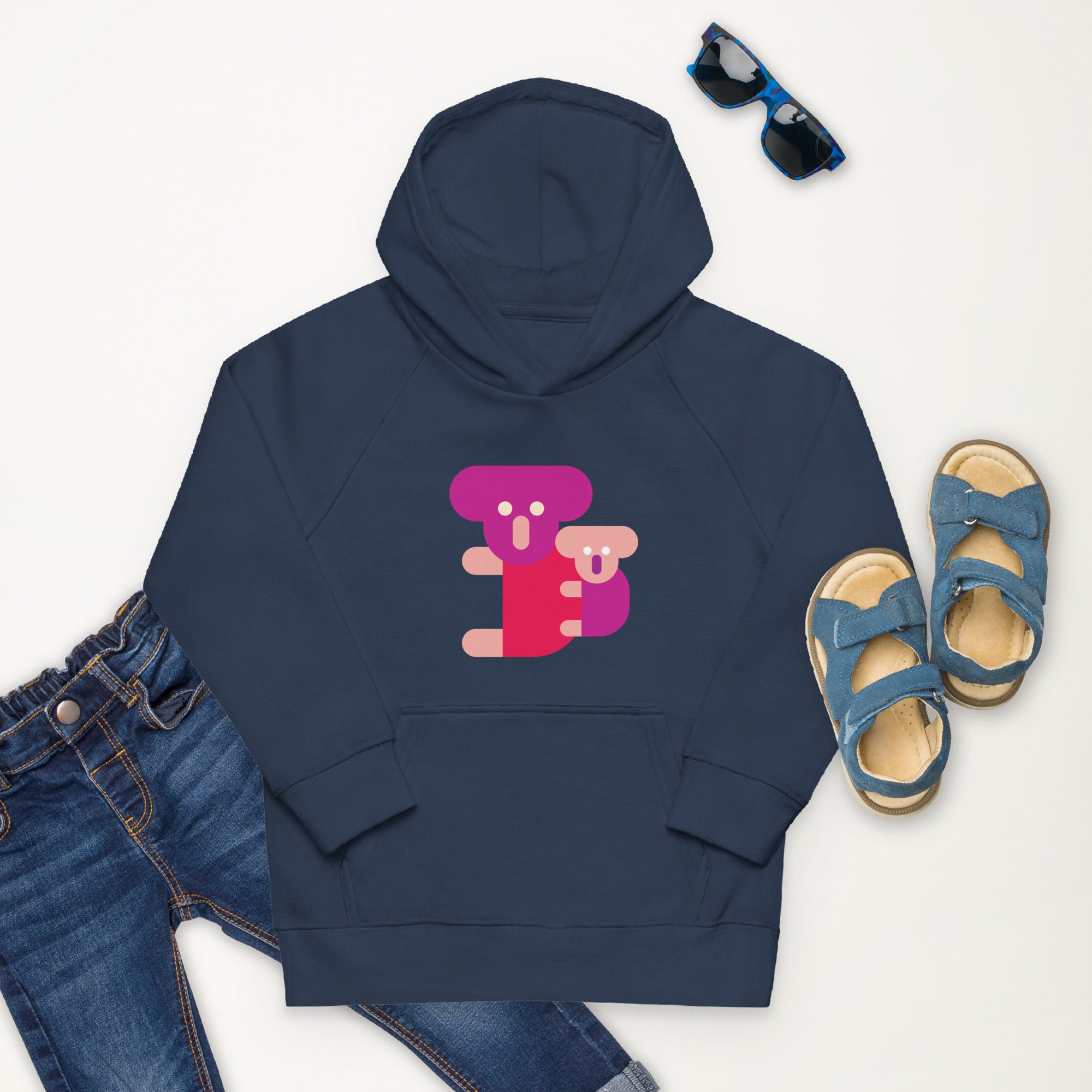 Kids eco hoodie Panda
