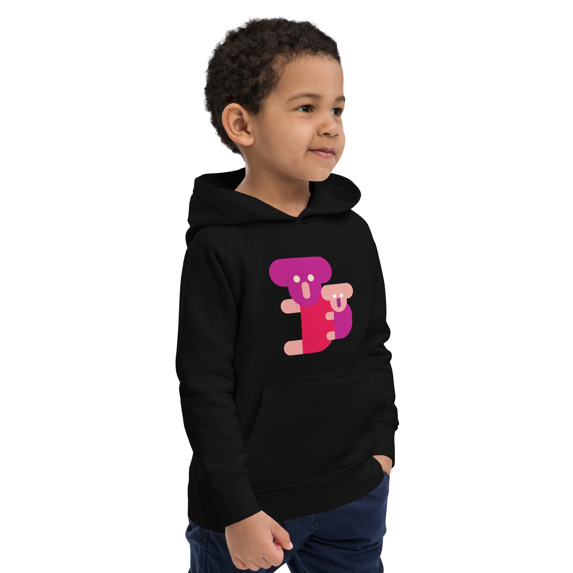 Kids eco hoodie Panda