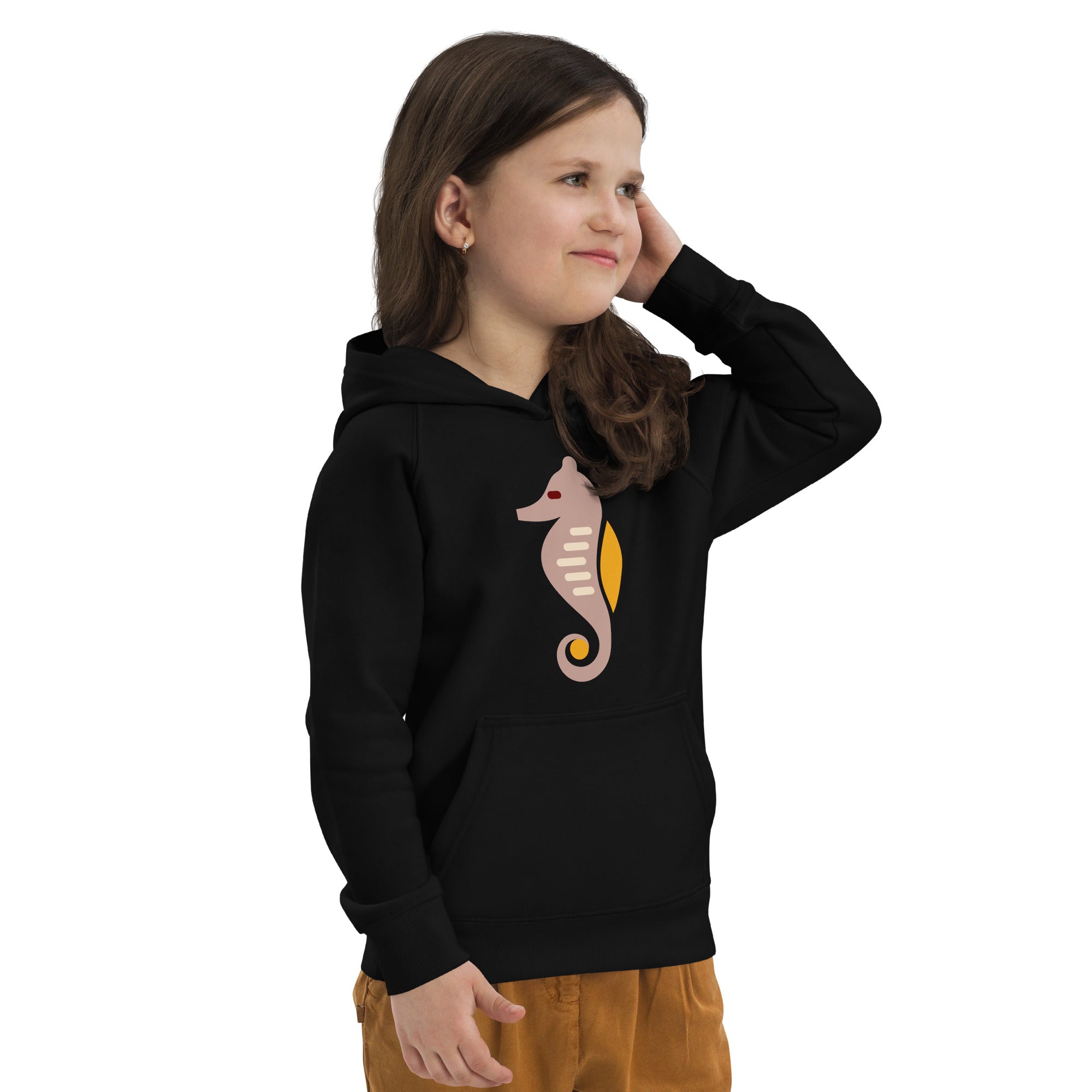 Kids eco hoodie Sea Horse