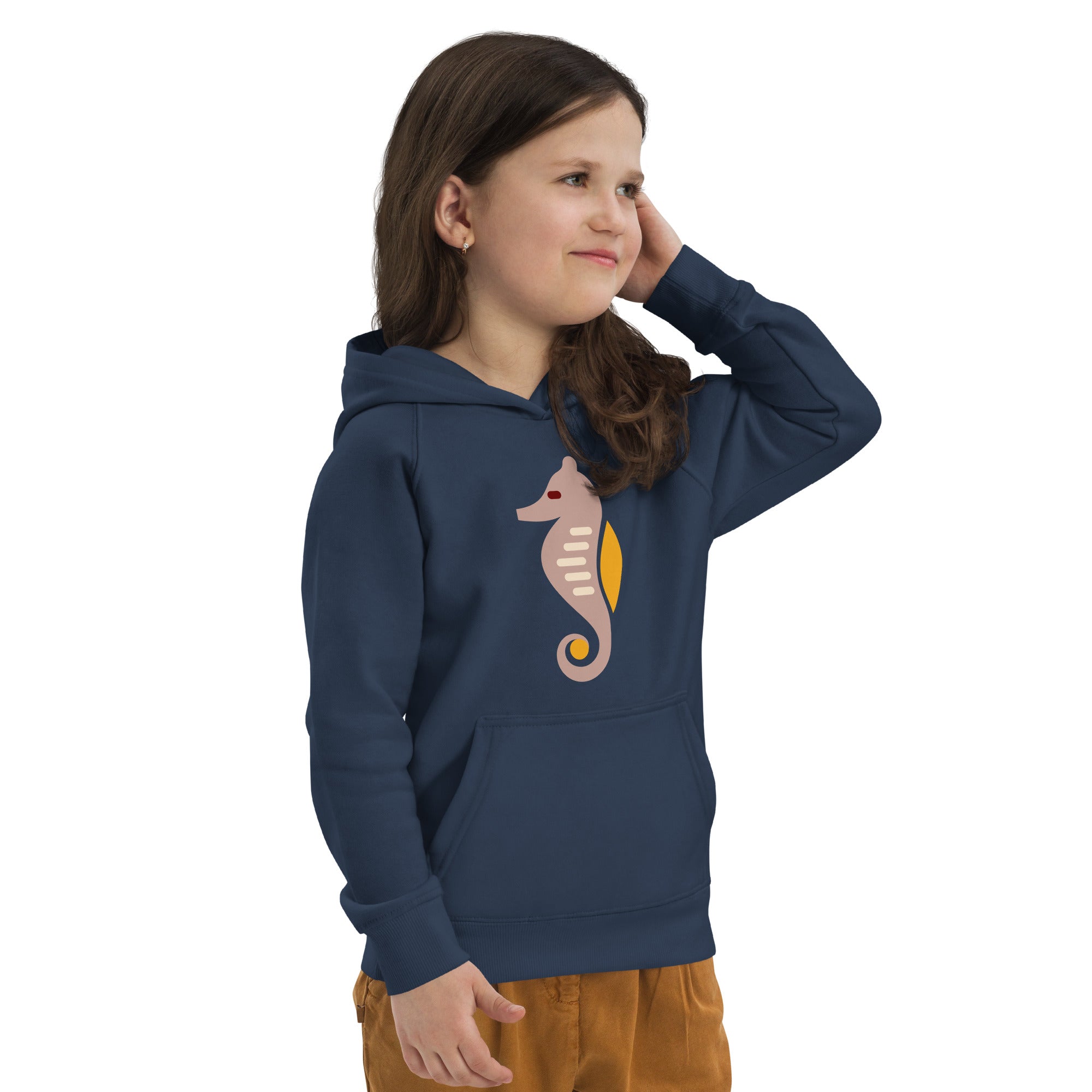 Kids eco hoodie Sea Horse