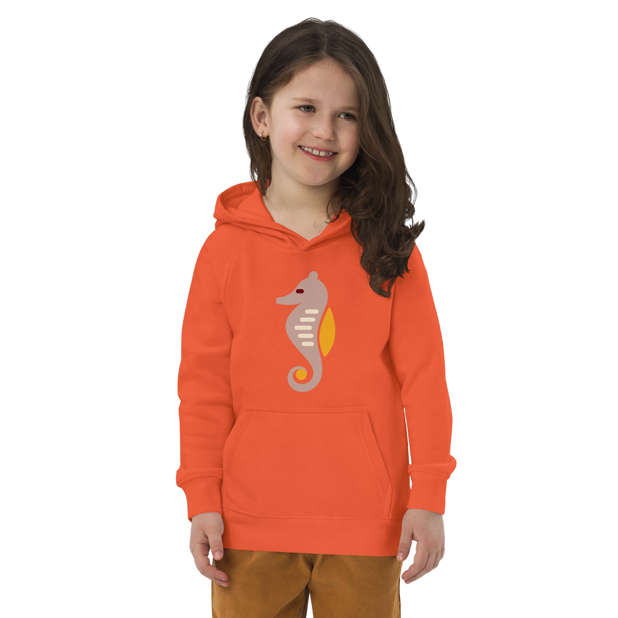 Kids eco hoodie Sea Horse