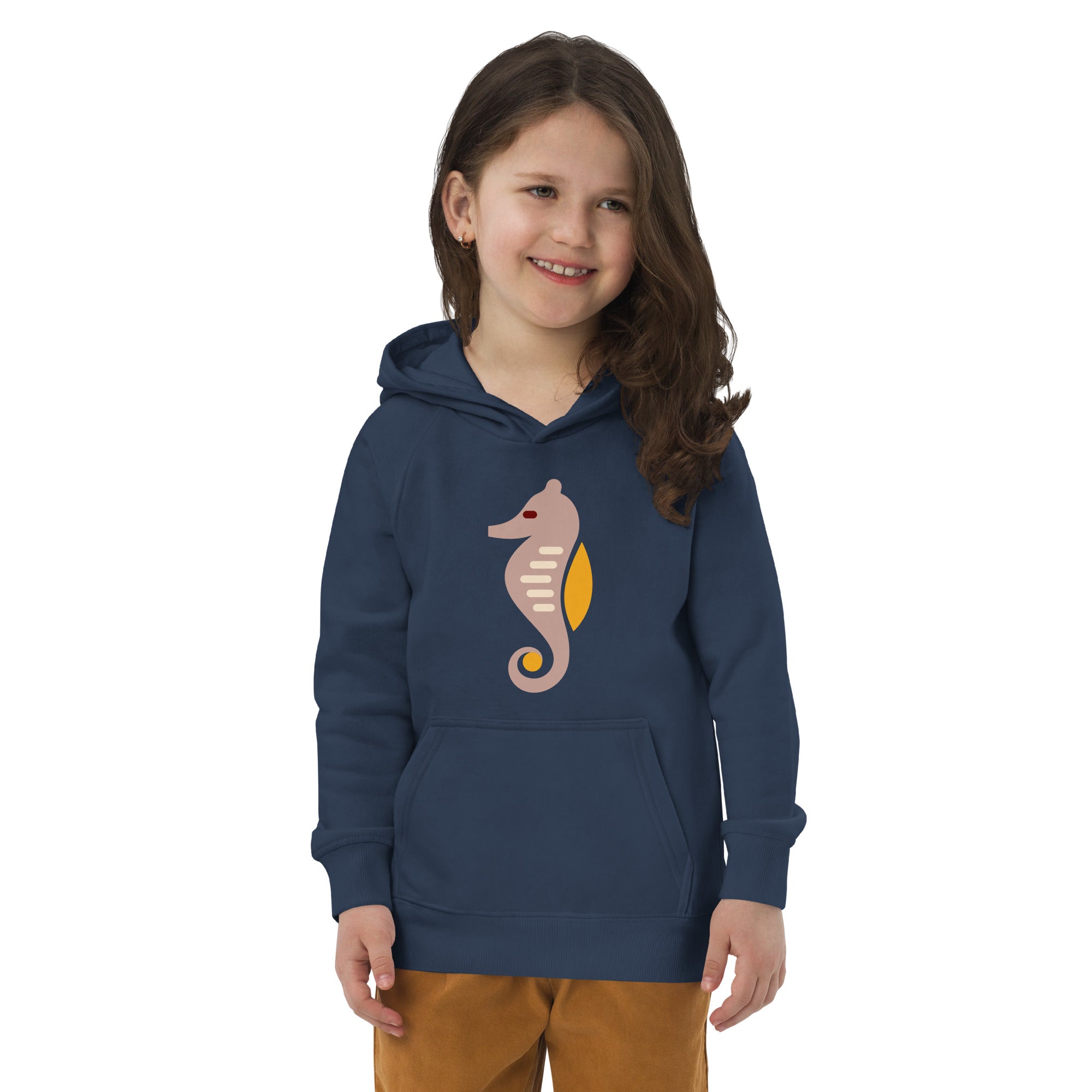 Kids eco hoodie Sea Horse