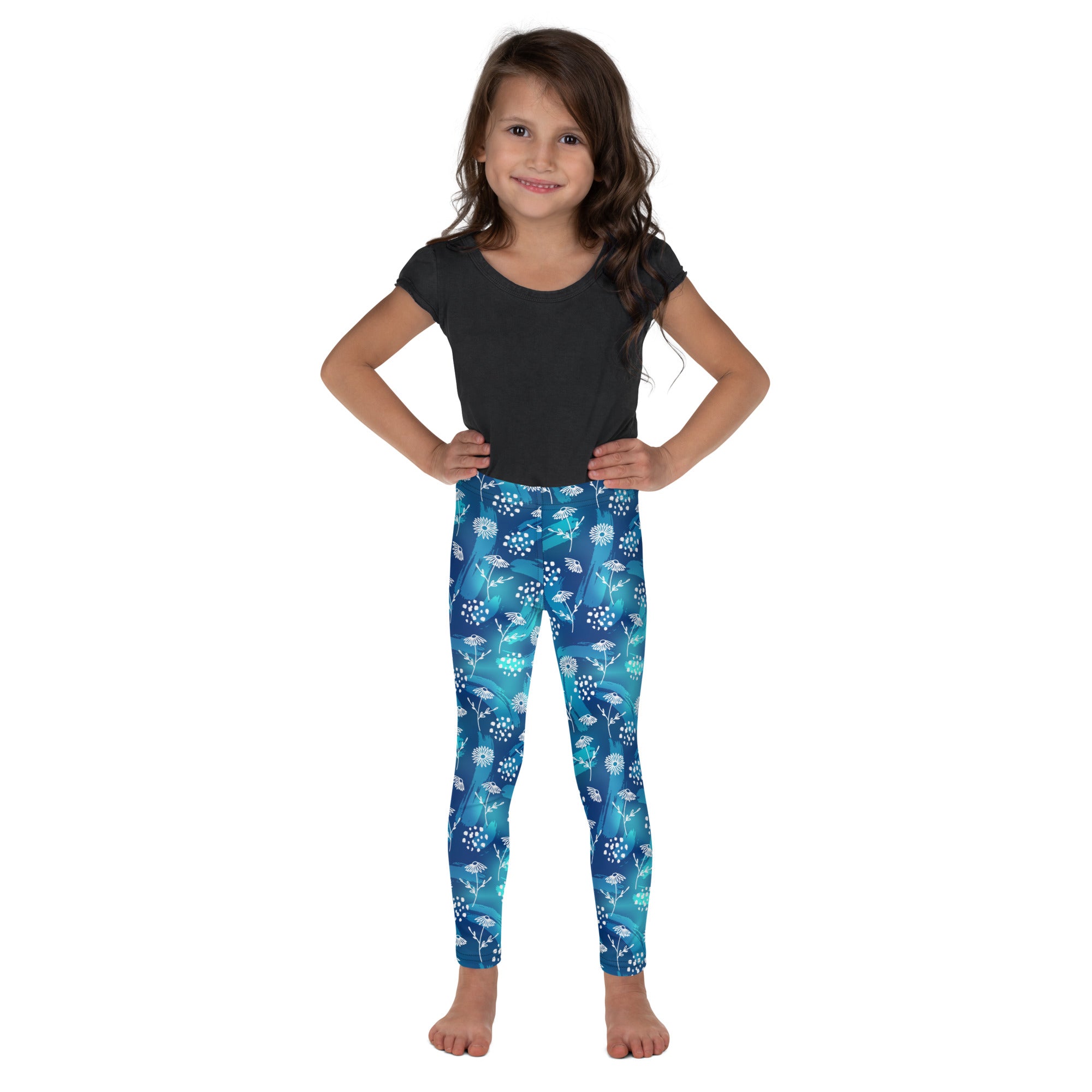 Kid's Leggings Botanical Pattern I