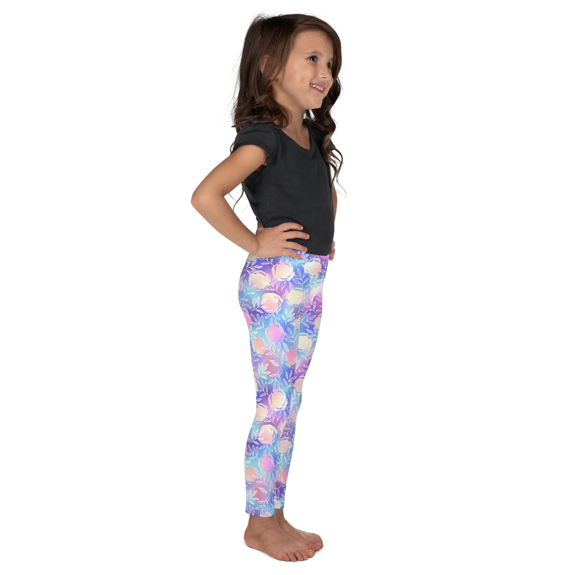 Kid's Leggings Botanical Pattern II