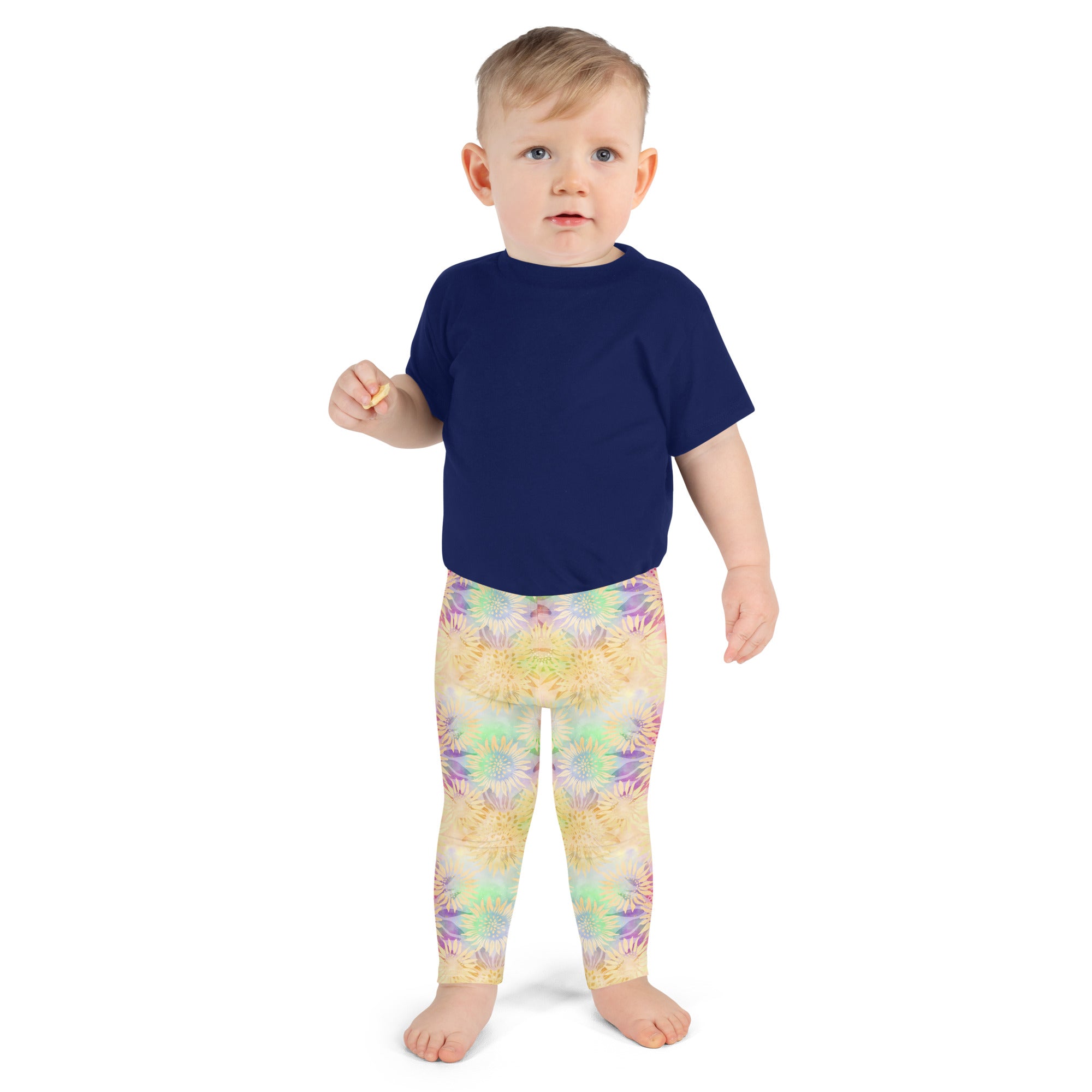 Kid's Leggings Multi colour Sunflowers