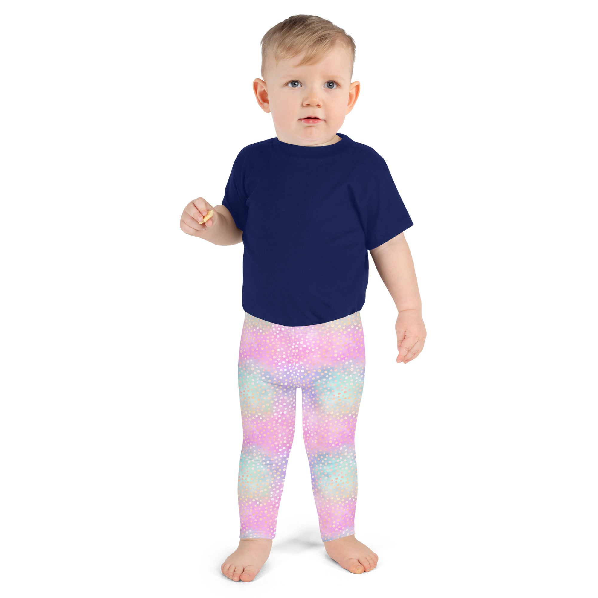 Kid's Leggings Pink and Stars