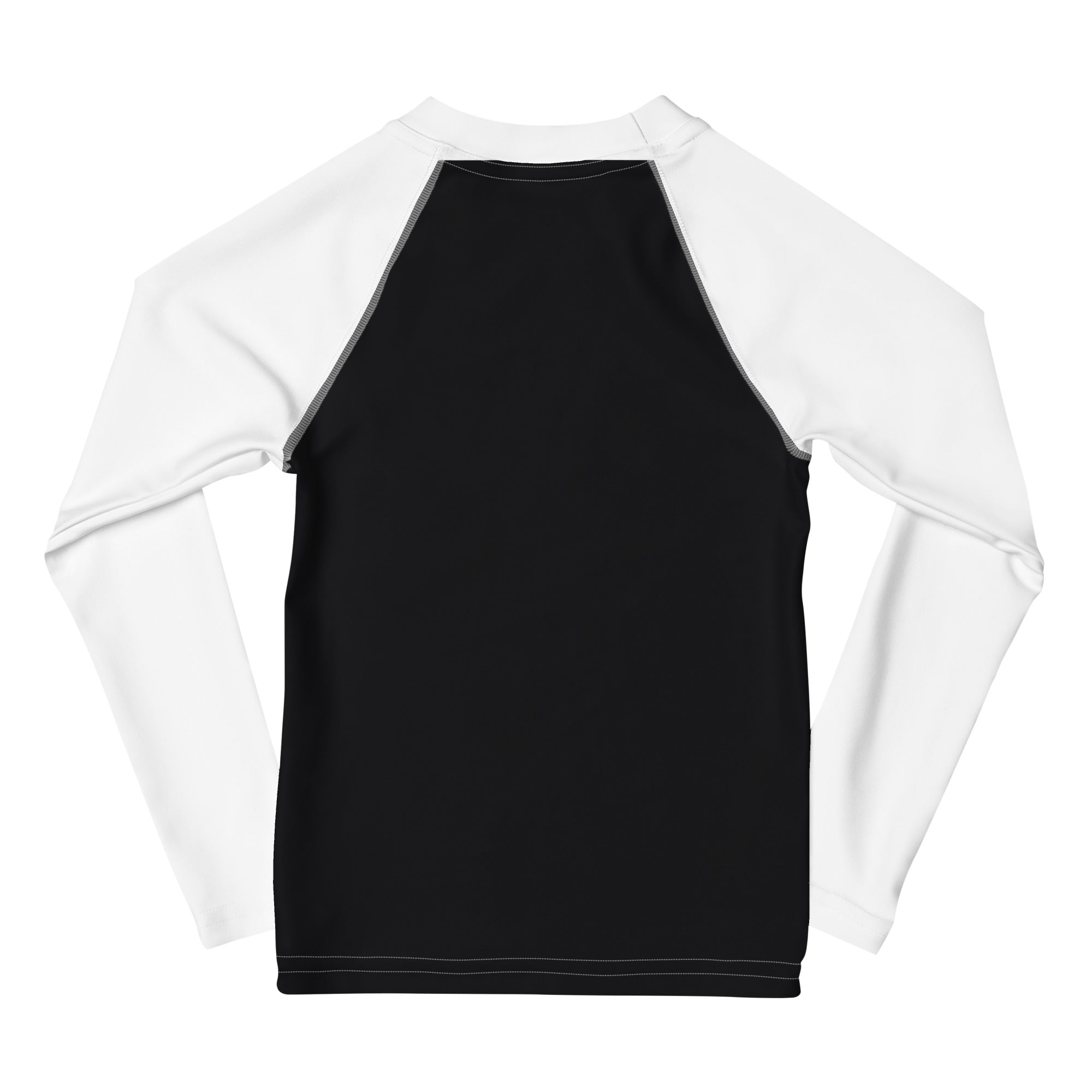 Kids Rash Guard Black And White