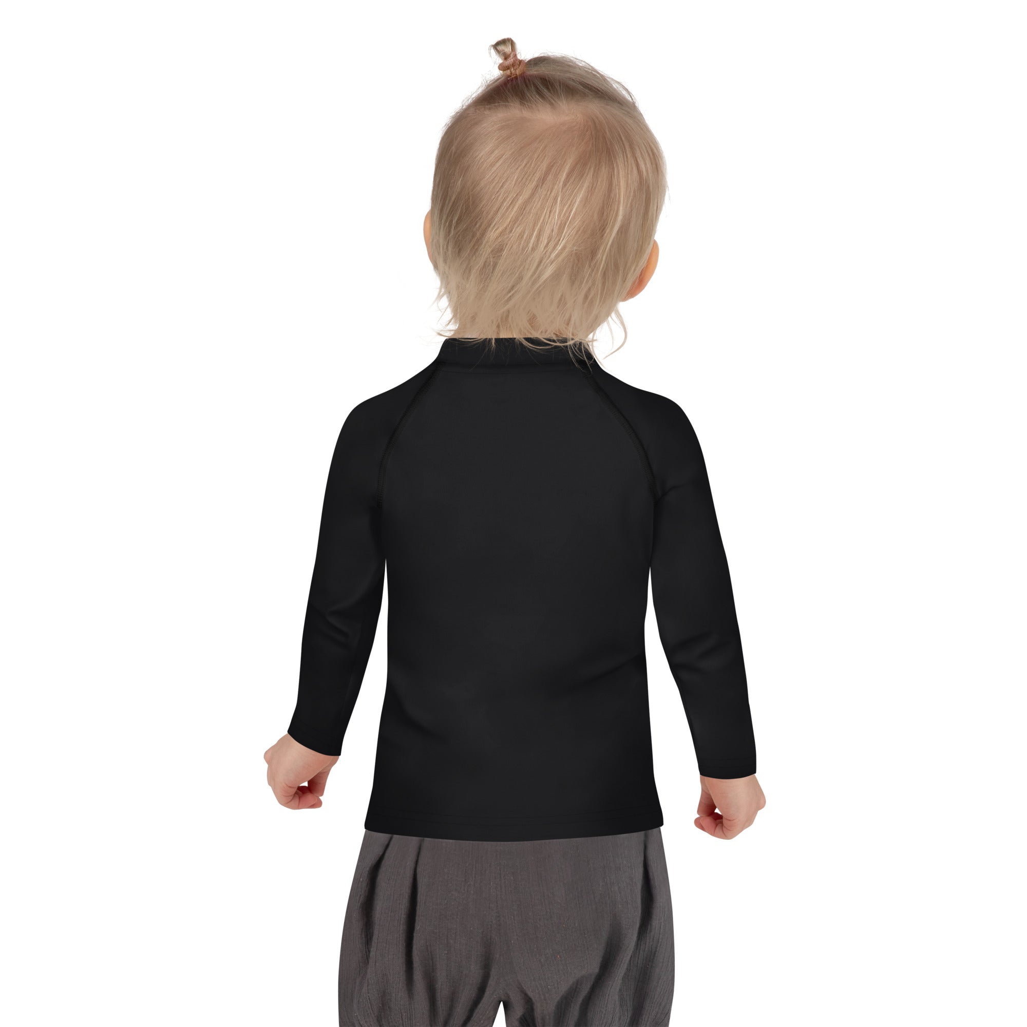 Kids Rash Guard Black