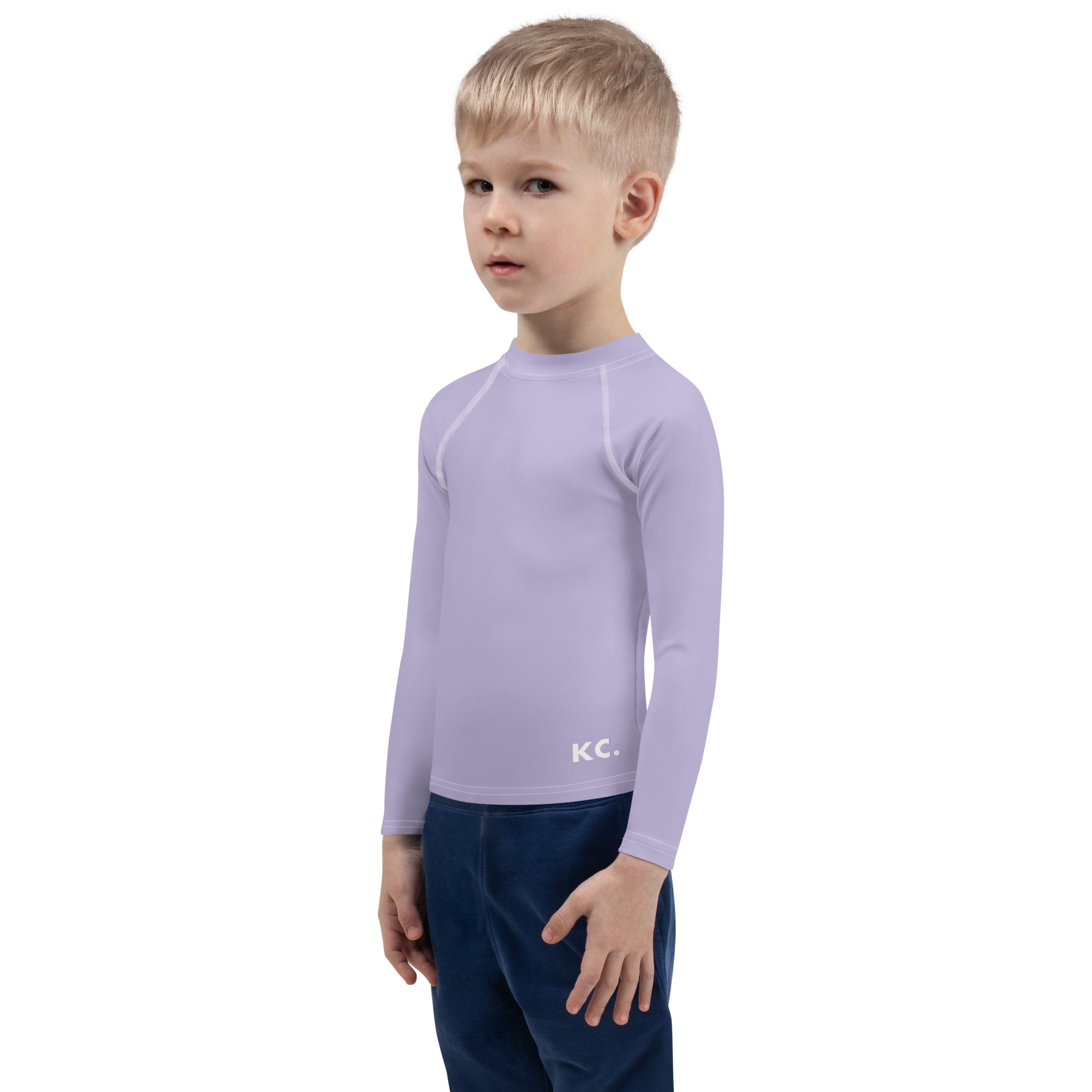 Kids Rash Guard Lavender