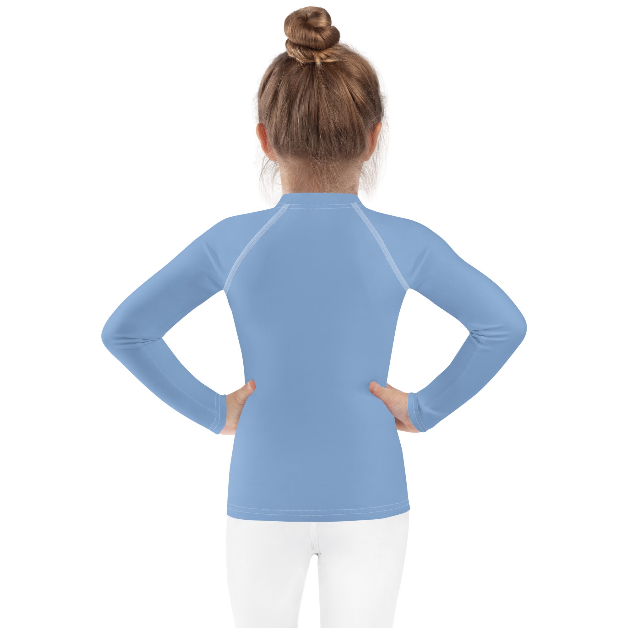 Kids Rash Guard Light Blue