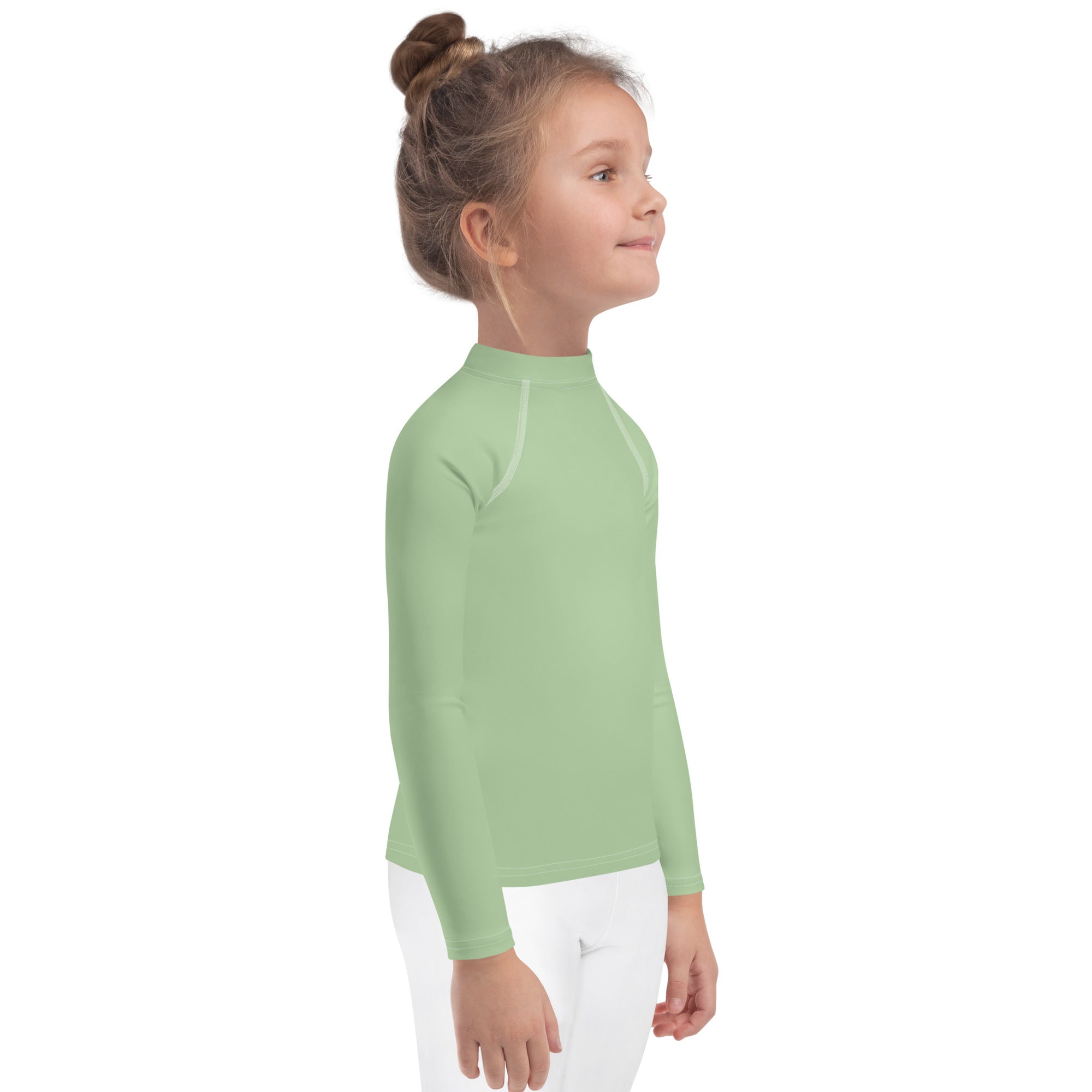 Kids Rash Guard Light Green
