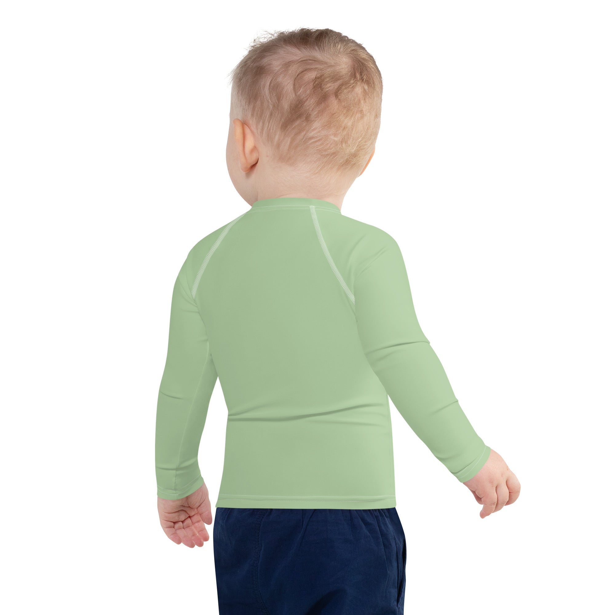 Kids Rash Guard Light Green