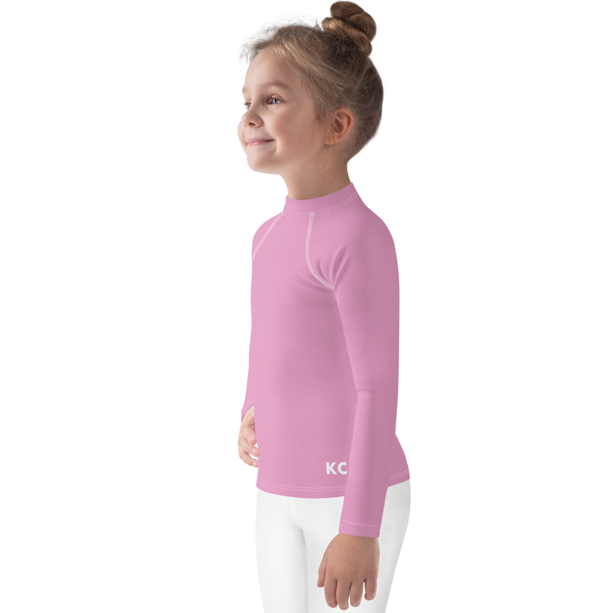 Kids Rash Guard Pink