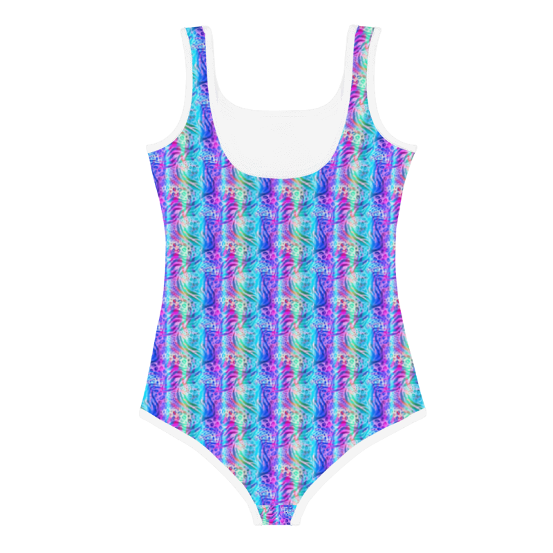 Kids Swimsuit Animal print summer Blue