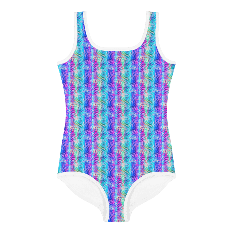 Kids Swimsuit Animal print summer Blue