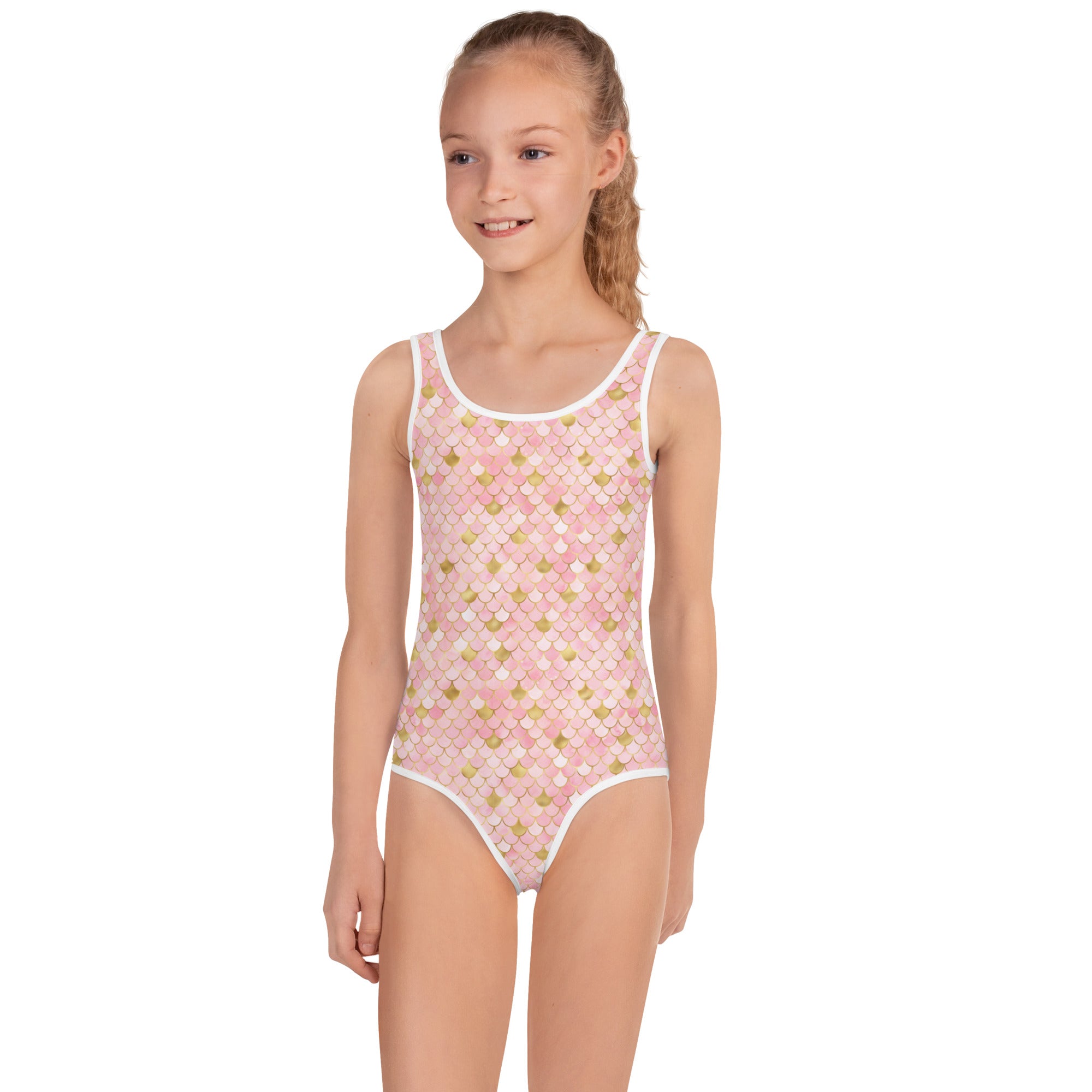 Kids Swimsuit Mermaid Pink