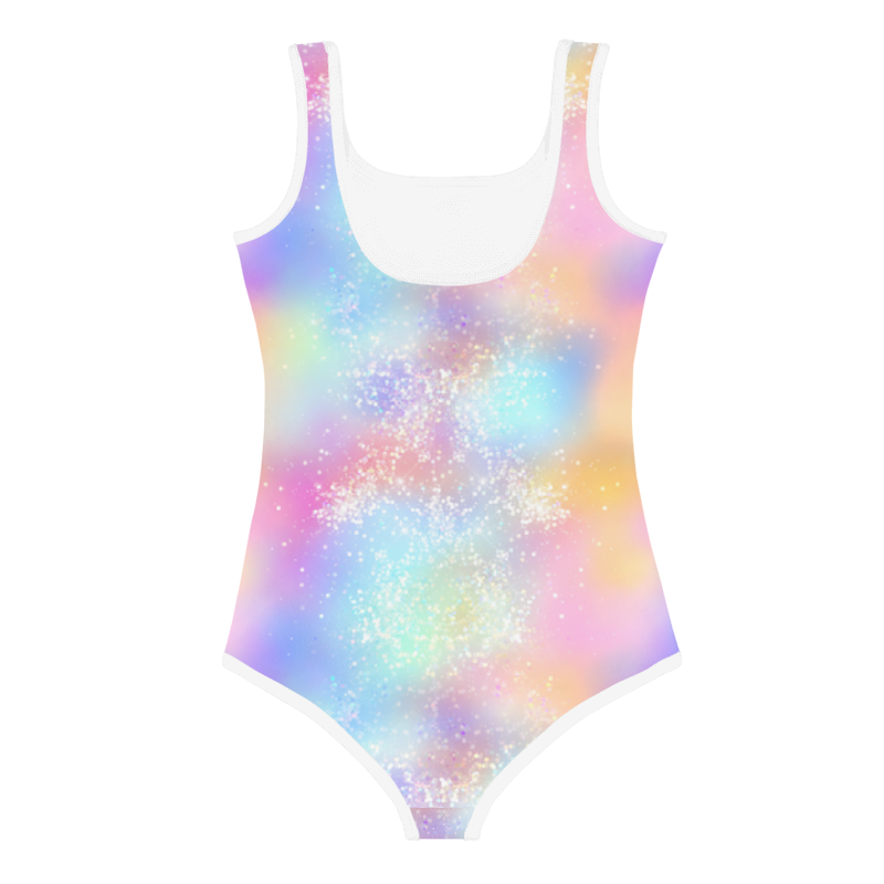 Kids Swimsuit Multi colour and sparkles