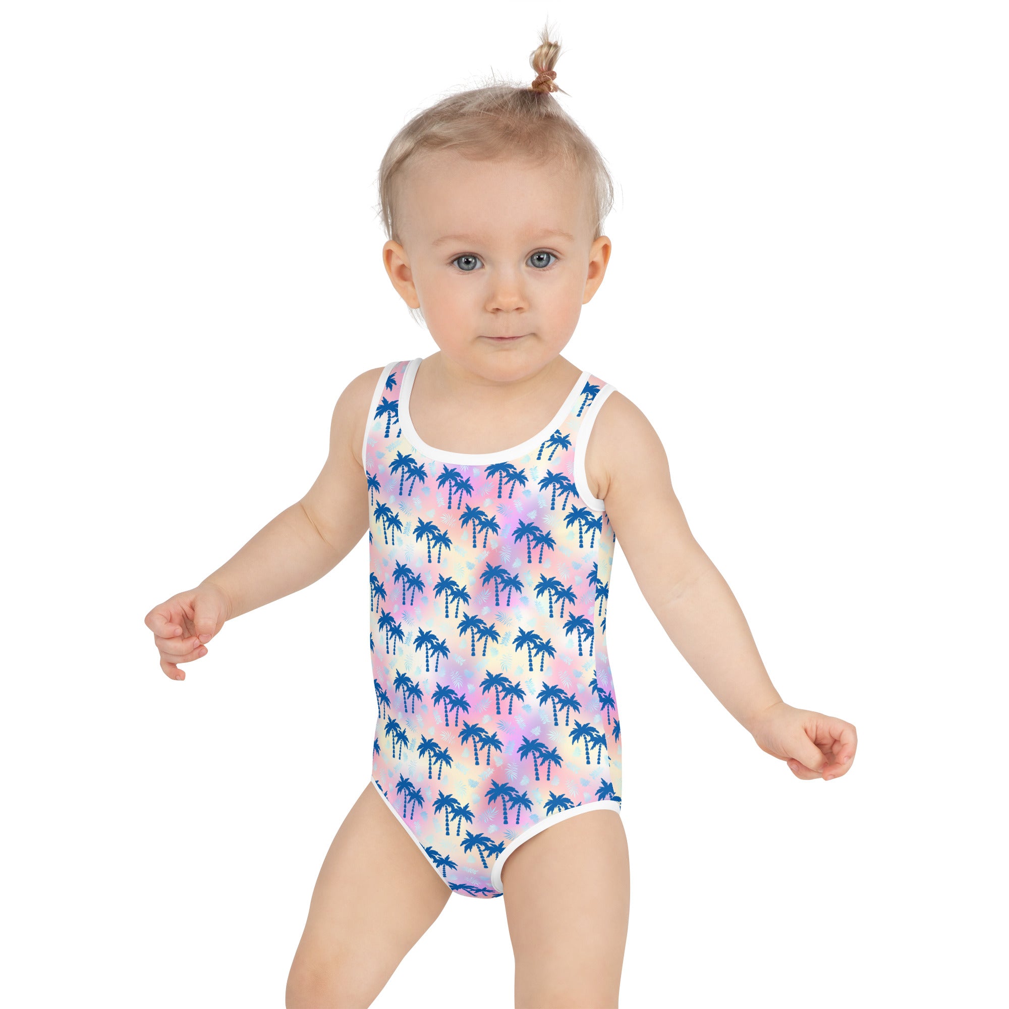 Kids Swimsuit Summer Palm trees