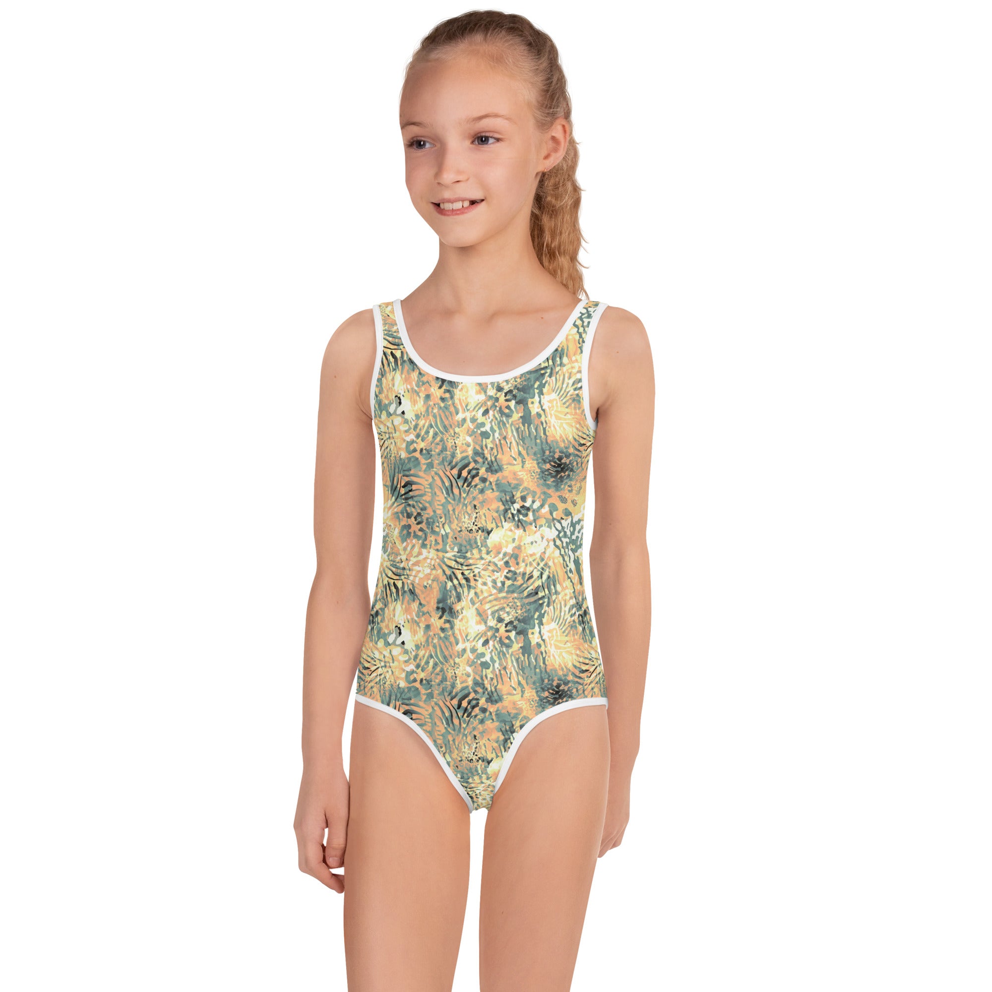 Kids Swimsuit Wilderness Design IV