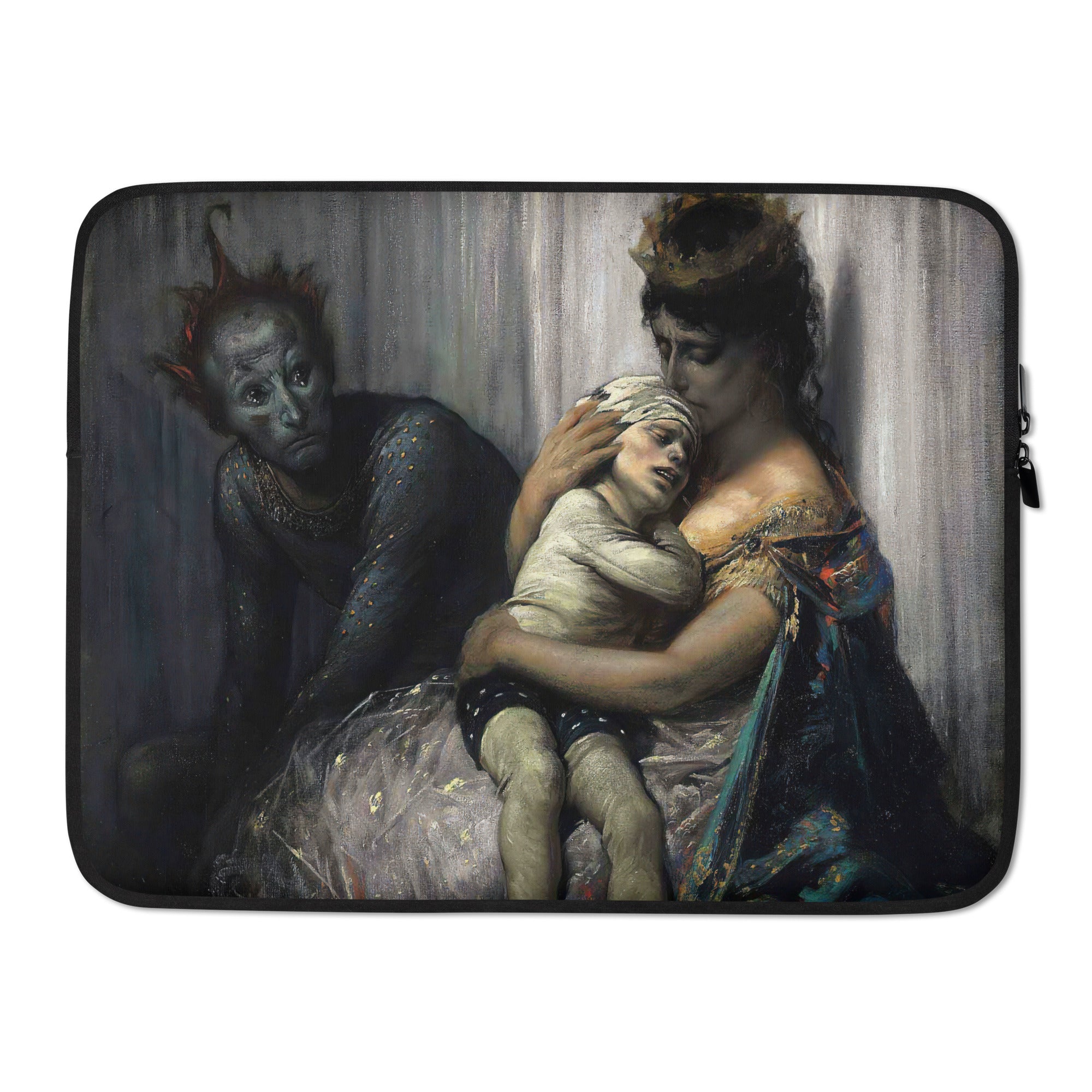 Laptop Sleeve Gustave Dore La Famille du Saltimbanque lenfant Blesse