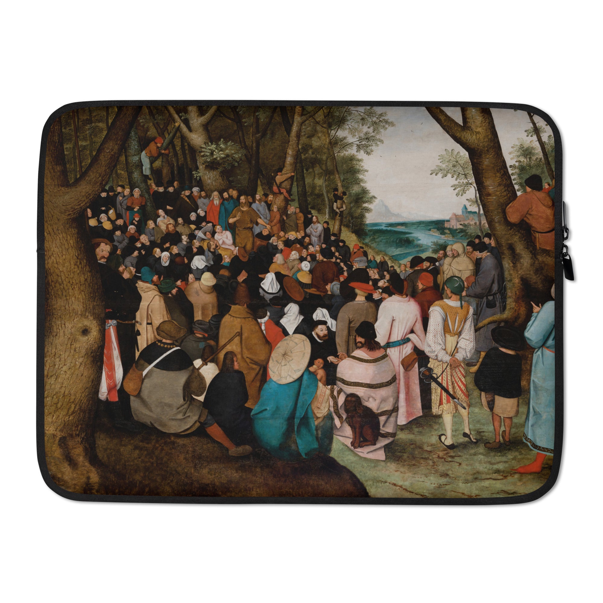 Laptop Sleeve Pieter Bruegel the Elder Sermon of Saint John the Baptist