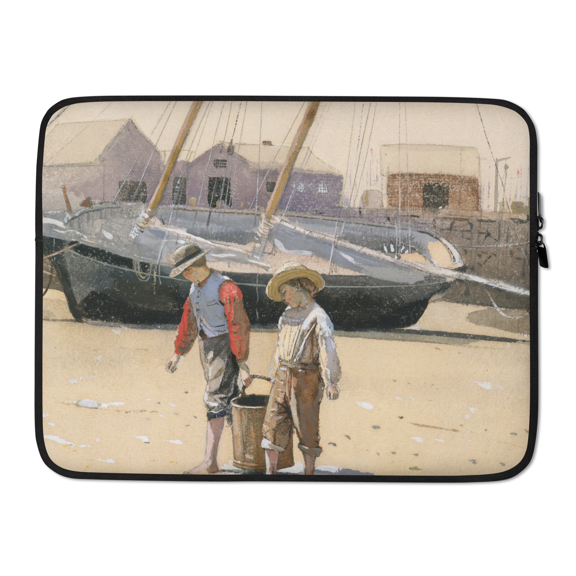 Laptop Sleeve Winslow Homer A Basket of Clams