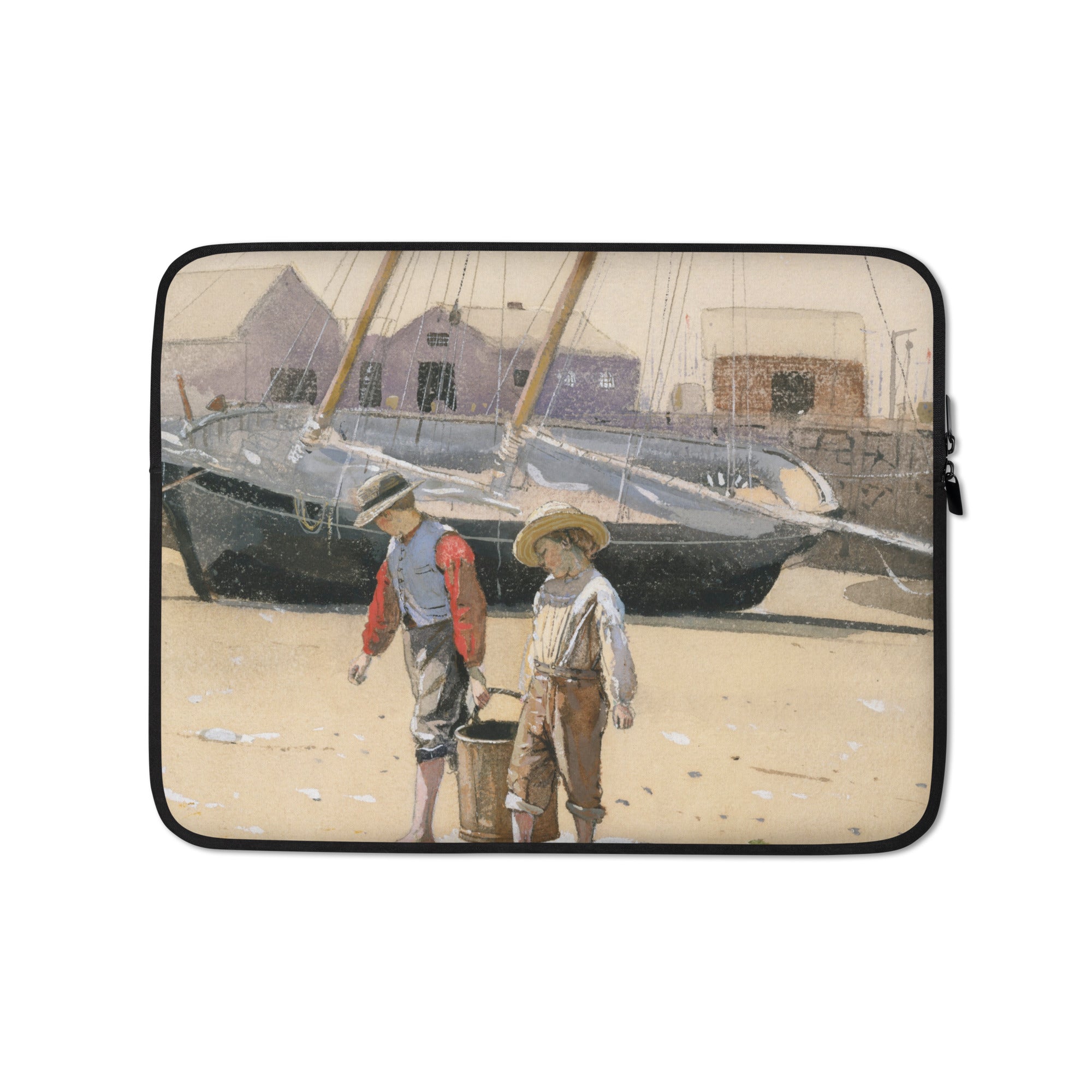 Laptop Sleeve Winslow Homer A Basket of Clams