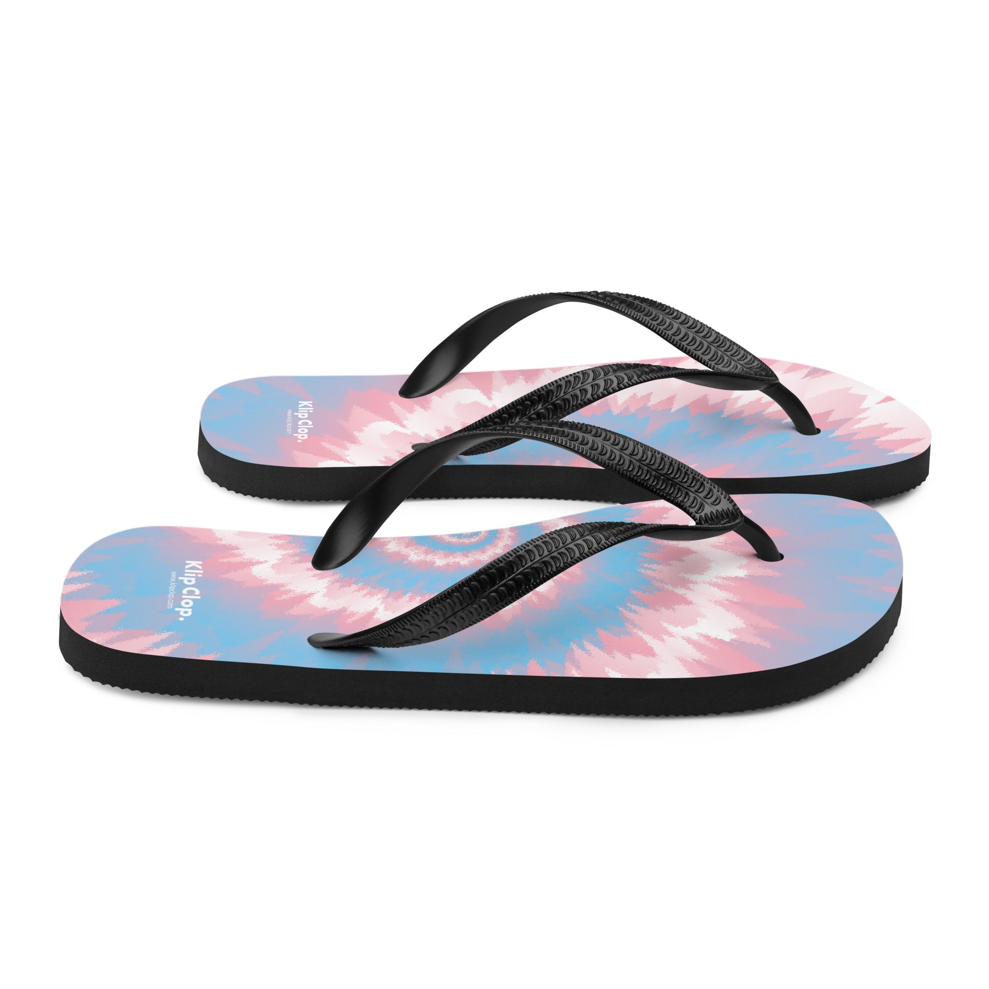 Flip Flops Tie Dye Spiral Transgender