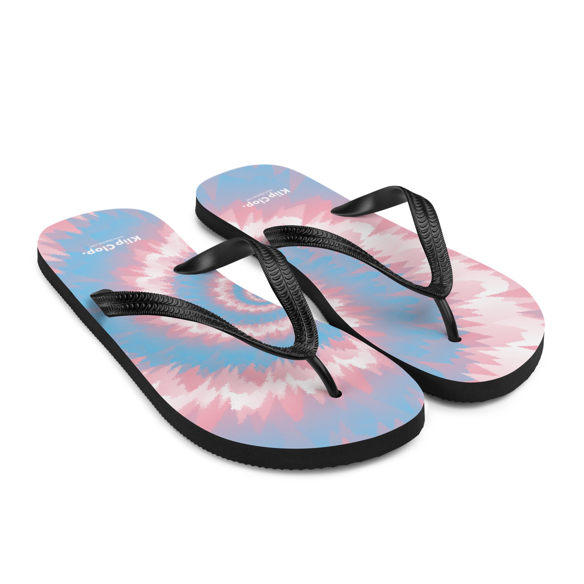 Flip Flops Tie Dye Spiral Transgender