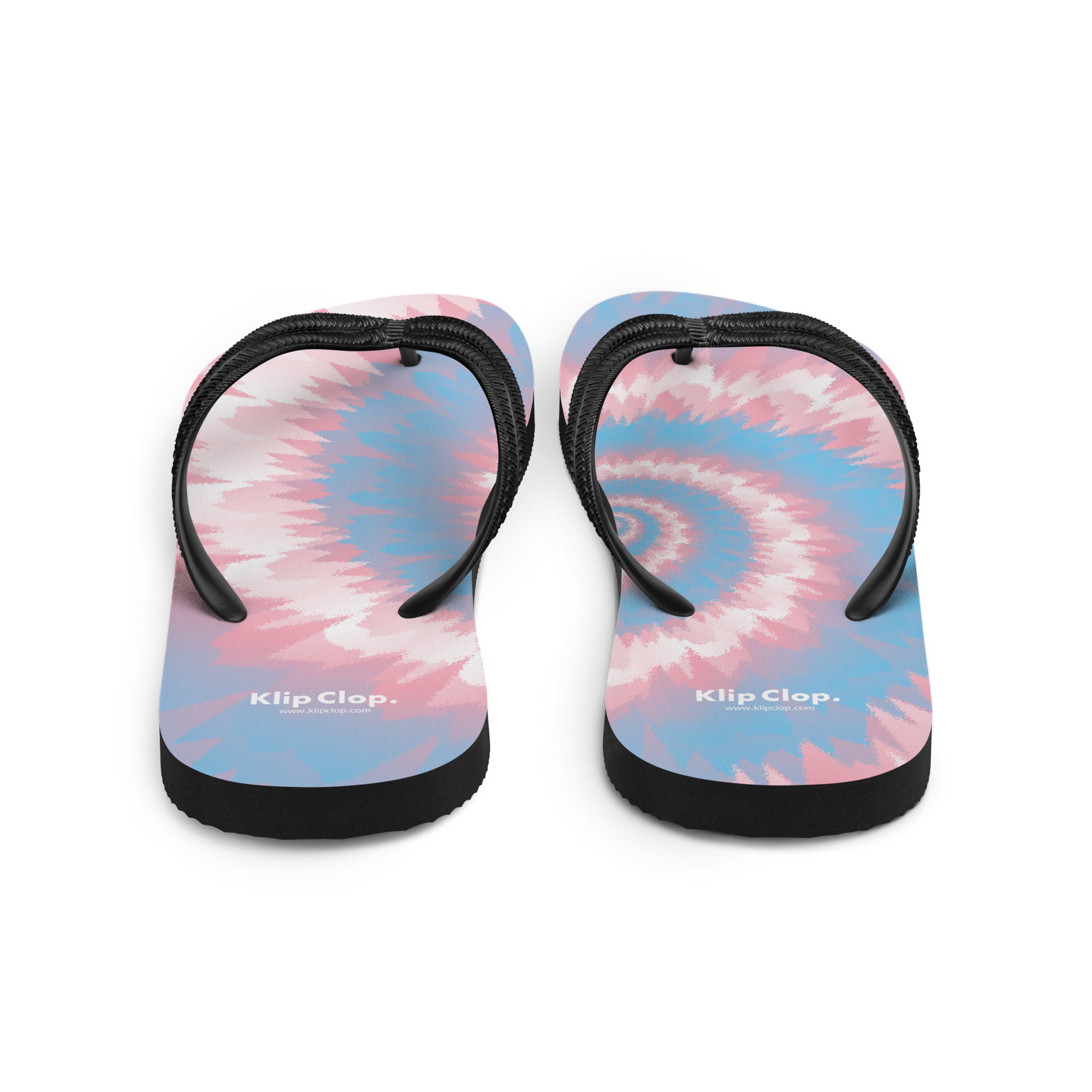 Flip Flops Tie Dye Spiral Transgender