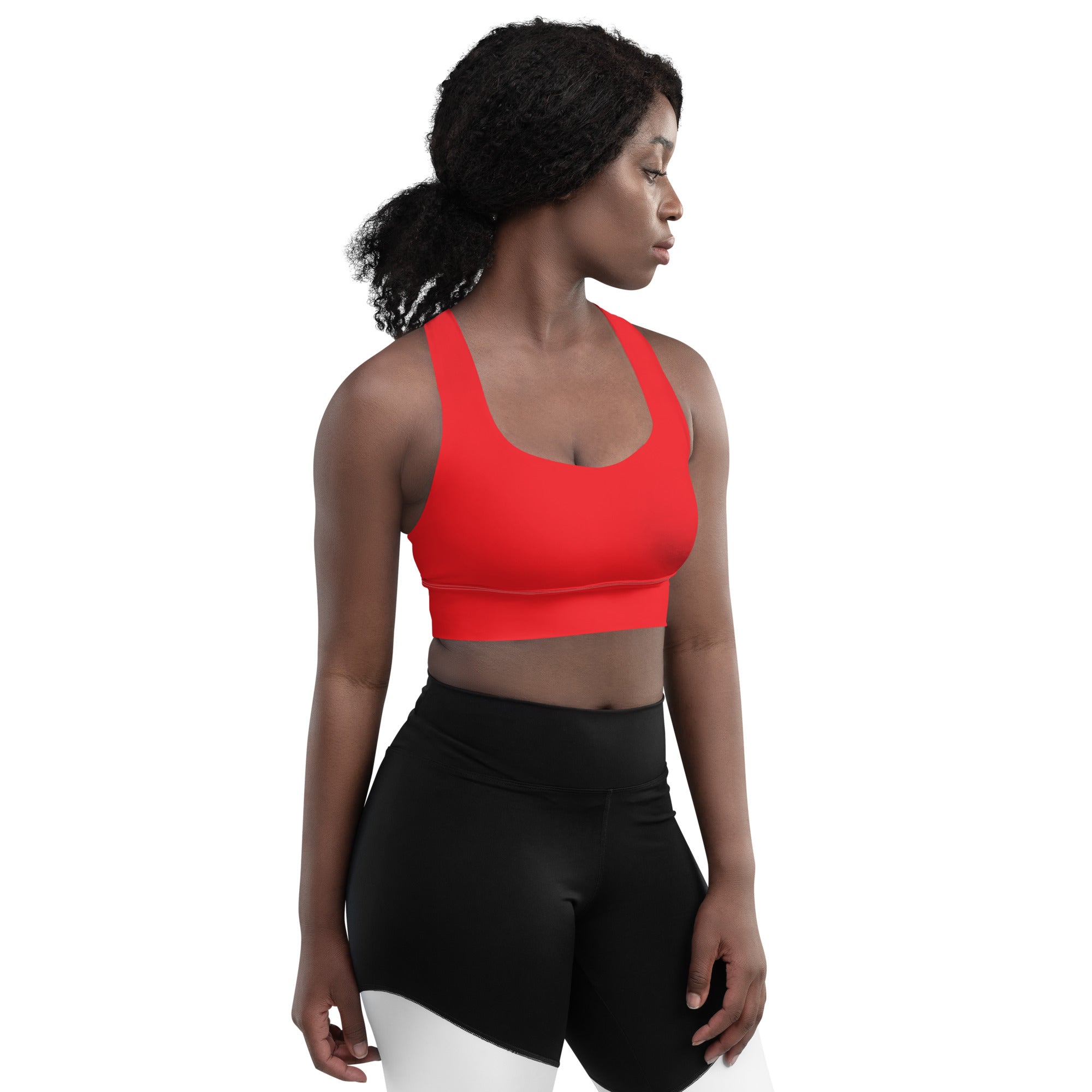 Longline sports bra Alizarin